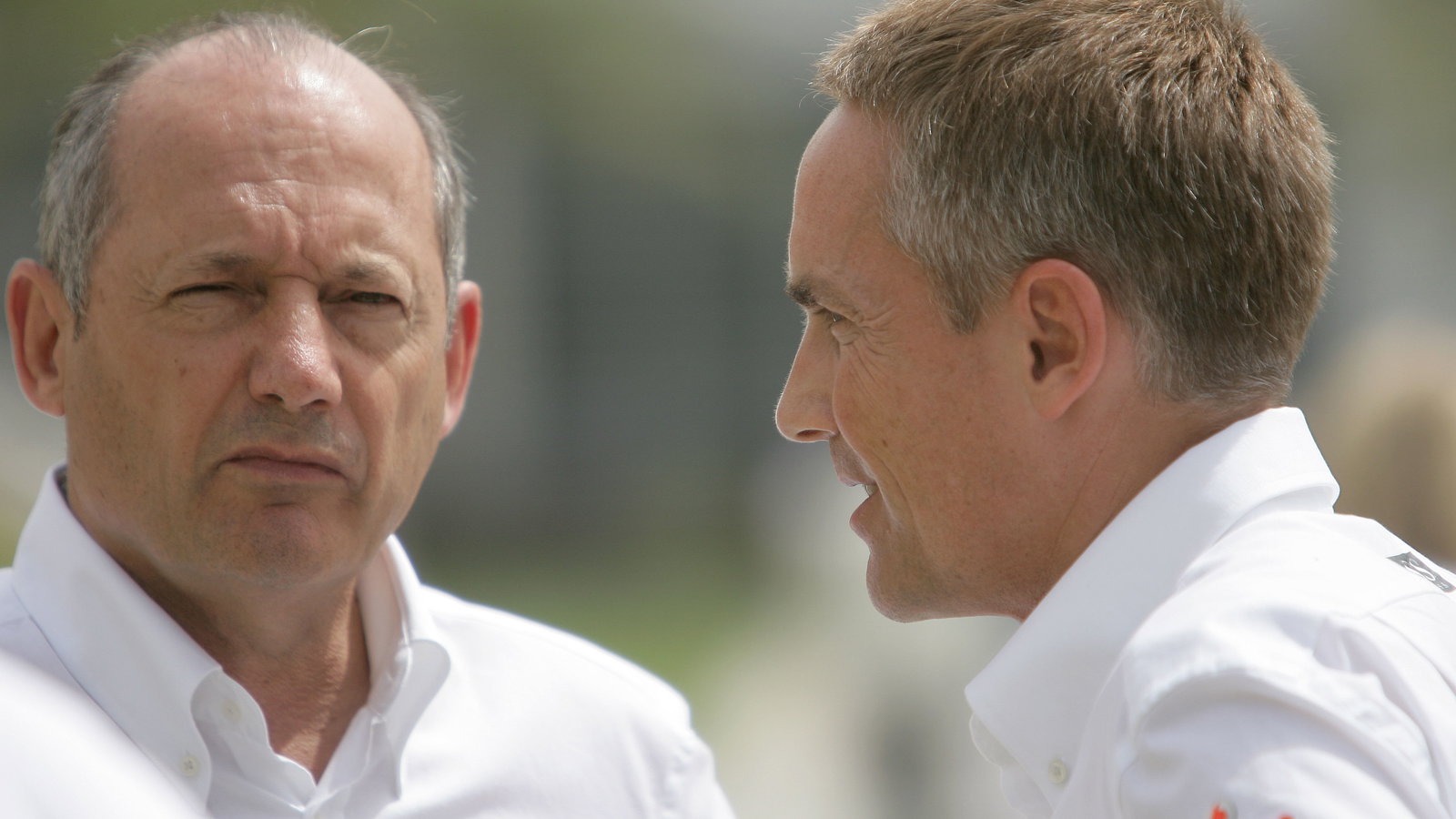 Ron Dennis (GBR) McLaren Team Principal, Martin Whitmarsh (GBR) CEO McLaren, Bahrain F1 Grand Prix, 
