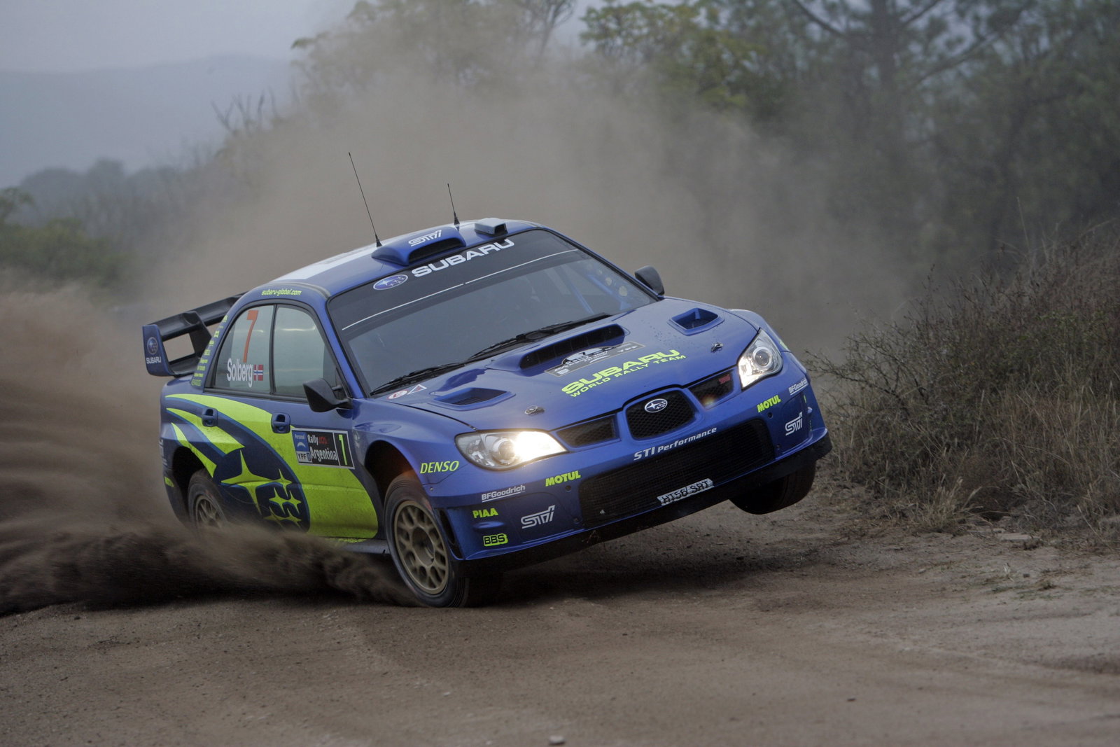 Petter Solberg (NOR) / Phil Mills (GBR), Subaru WRT Impreza WRC 2007. Rally Argentina, May 3-6 2007.