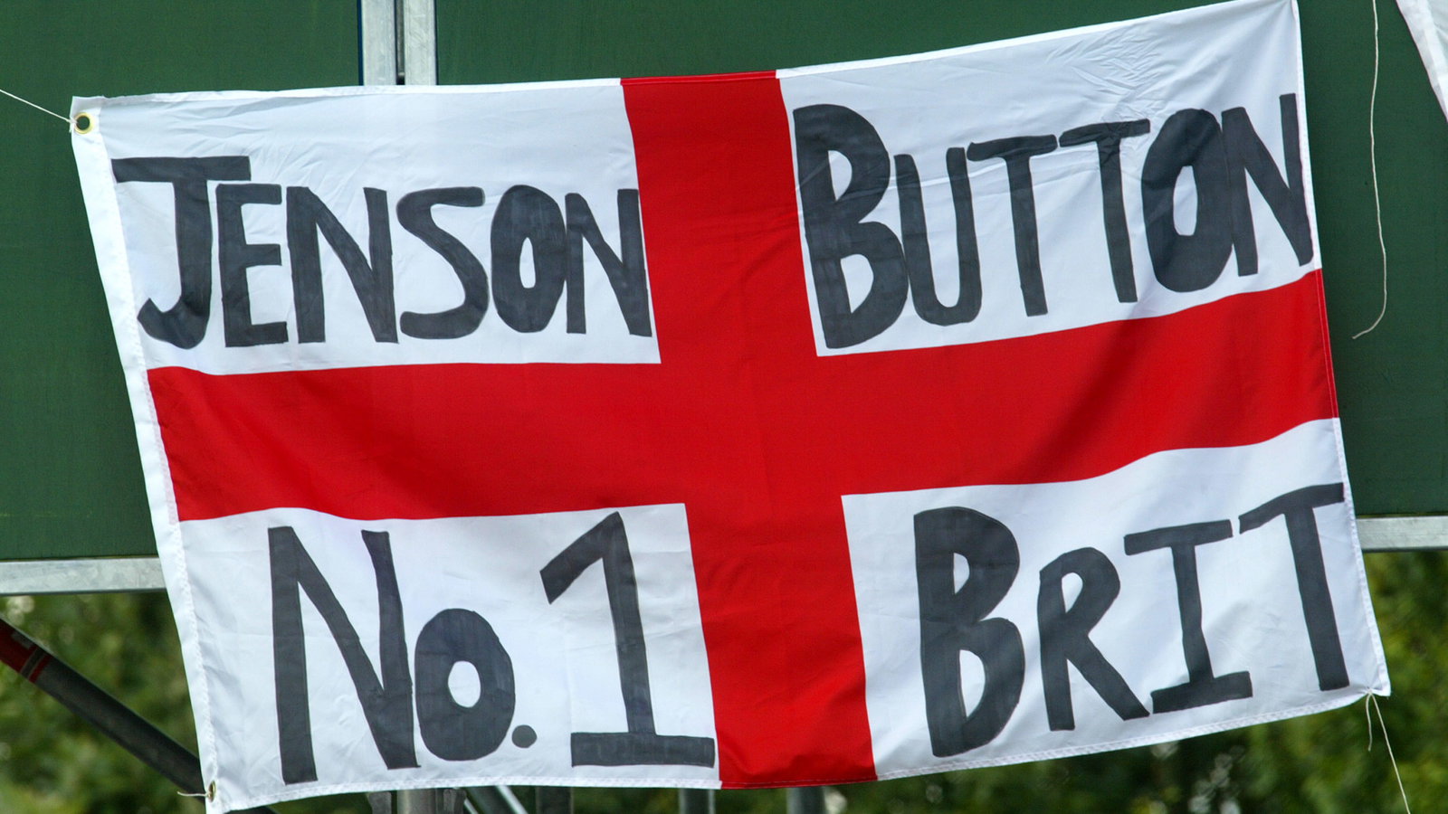 Jenson Button flag
