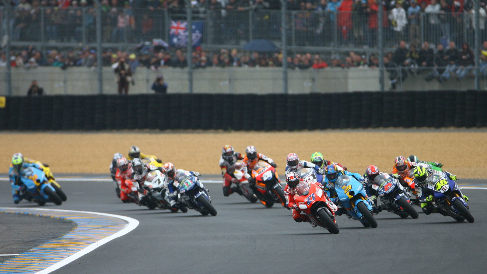 Start, French MotoGP Race 2007
