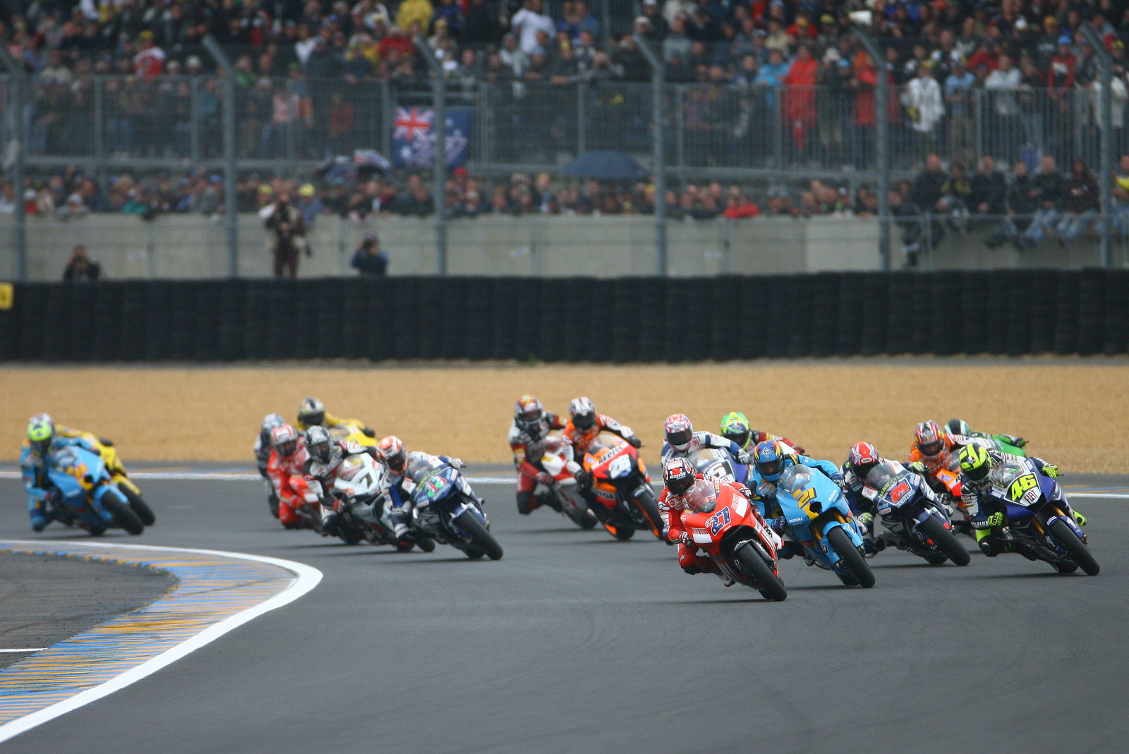 Start, French MotoGP Race 2007