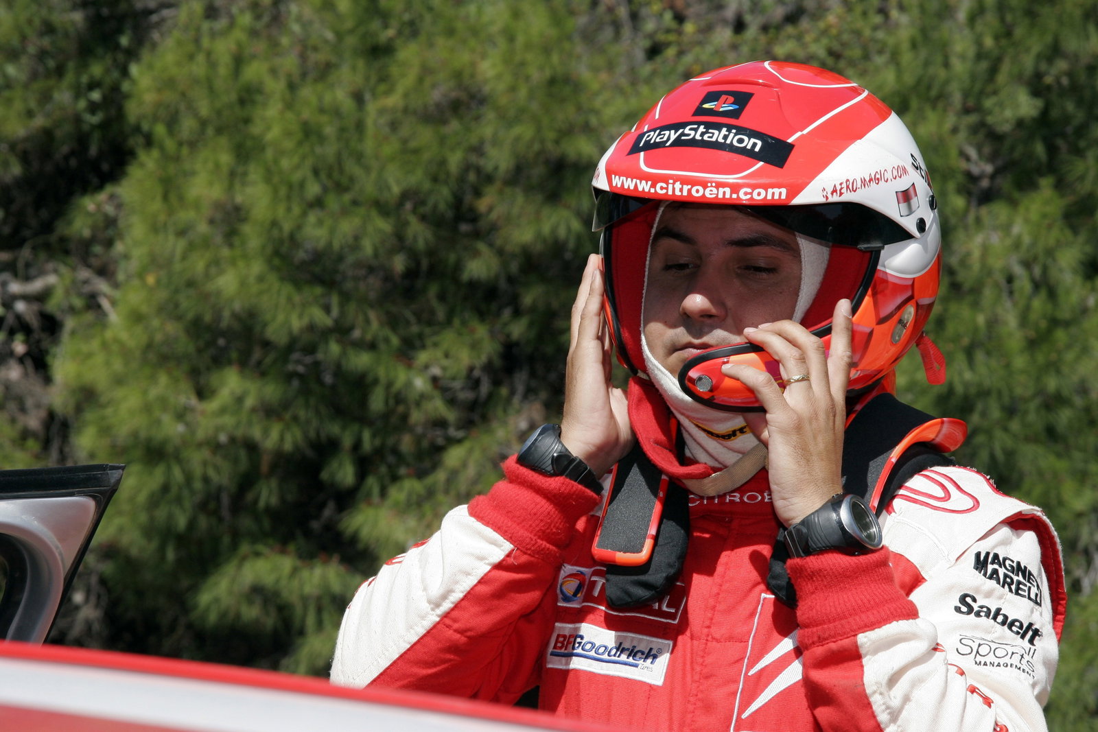 Daniel Elena (MC), Citroen Total WRT C4 WRC. Acropolis Rally of Greece, 31st May - 3rd June 2007.