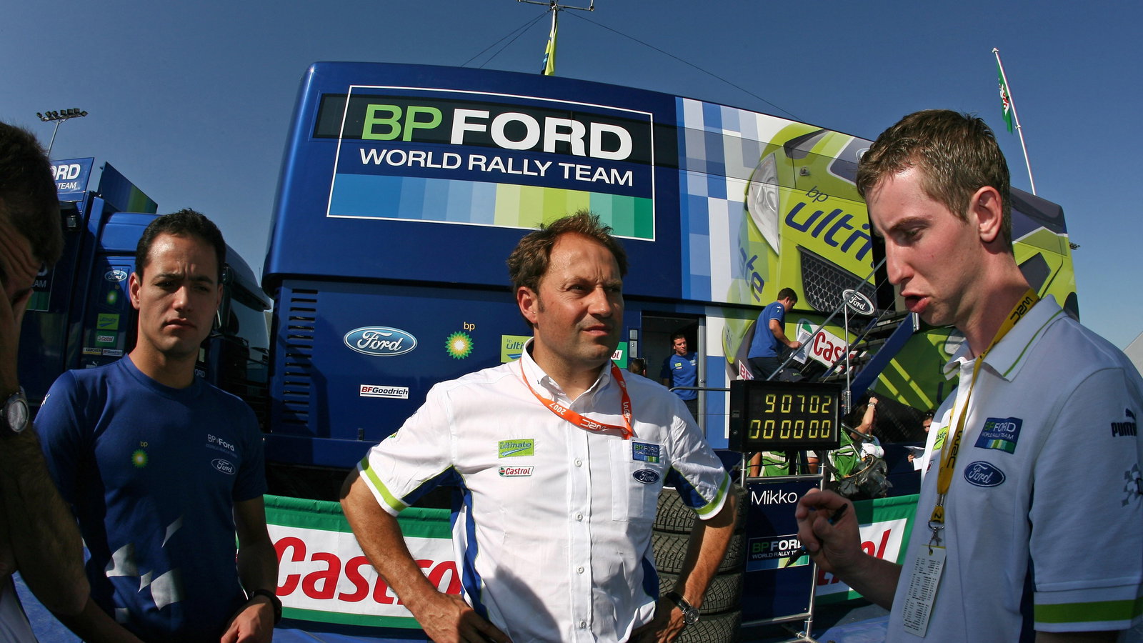 Christian Loriaux (FRA), Chief Engineer, BP Ford World Rally Team. Acropolis Rally of Greece, 31st M