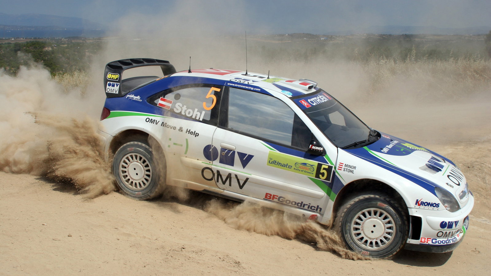 Manfred Stohl (AUT) / Ilka Minor (AUT), OMV Kronos Citroen Xsara WRC. Acropolis Rally of Greece, 31s