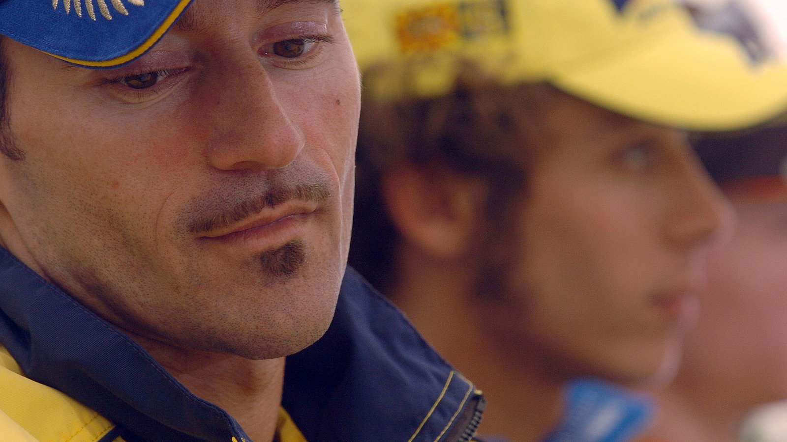 Biaggi, Rossi German MotoGP, 2004