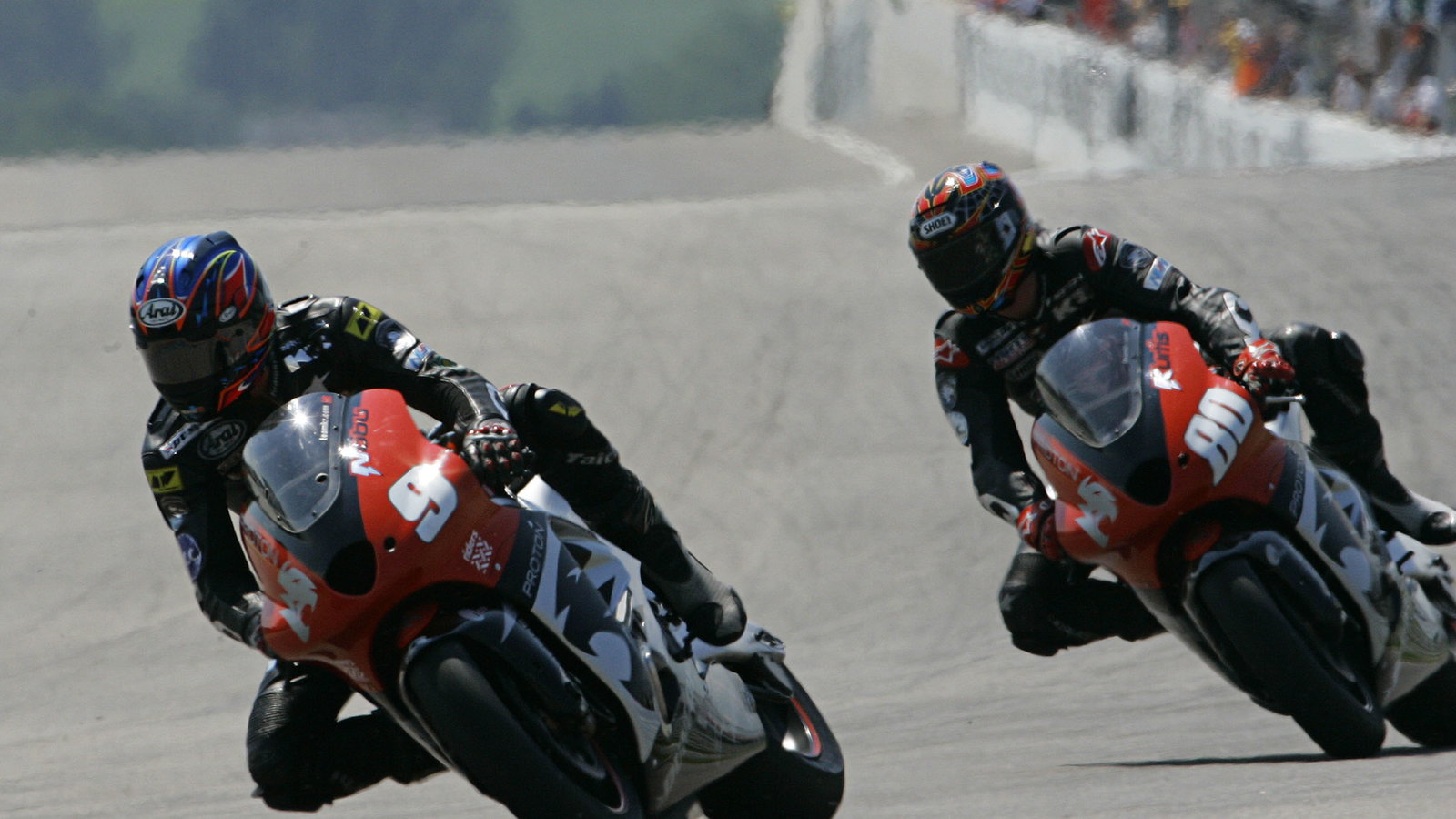 Aoki, Kurtis Roberts, German MotoGP Race 2004