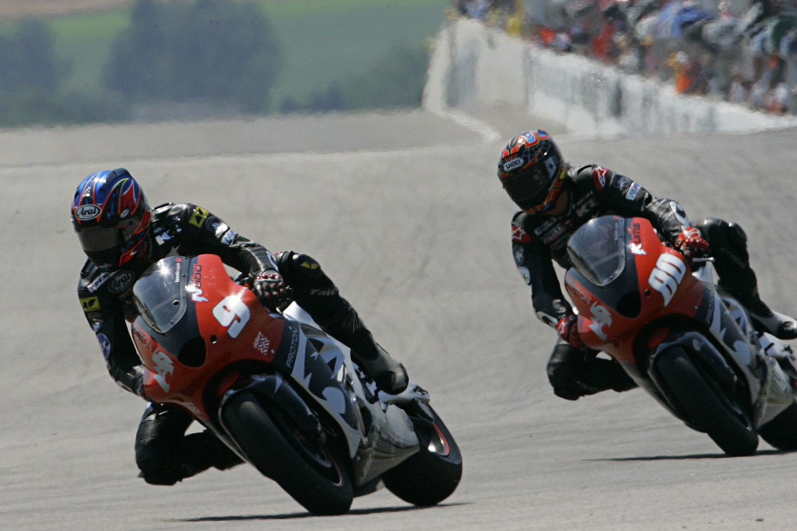 Aoki, Kurtis Roberts, German MotoGP Race 2004