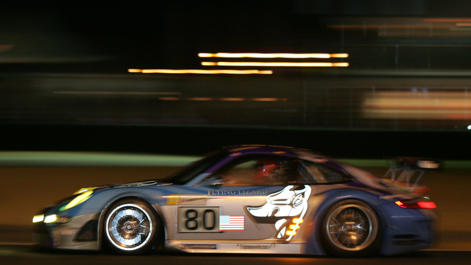 Johannes van Overbeek (USA), Seth Neiman (USA), Jorg Bergmeister (D) - Flying Lizard Motorsports Por