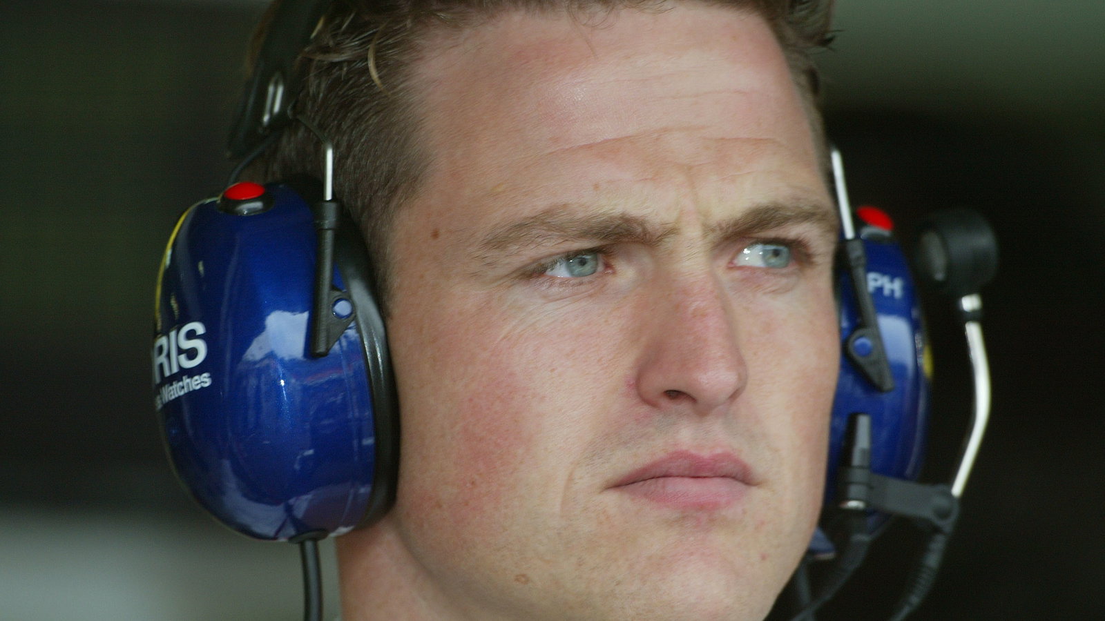 Ralf Schumacher was in the BMW Williams garage for qualifying at Hockenheim