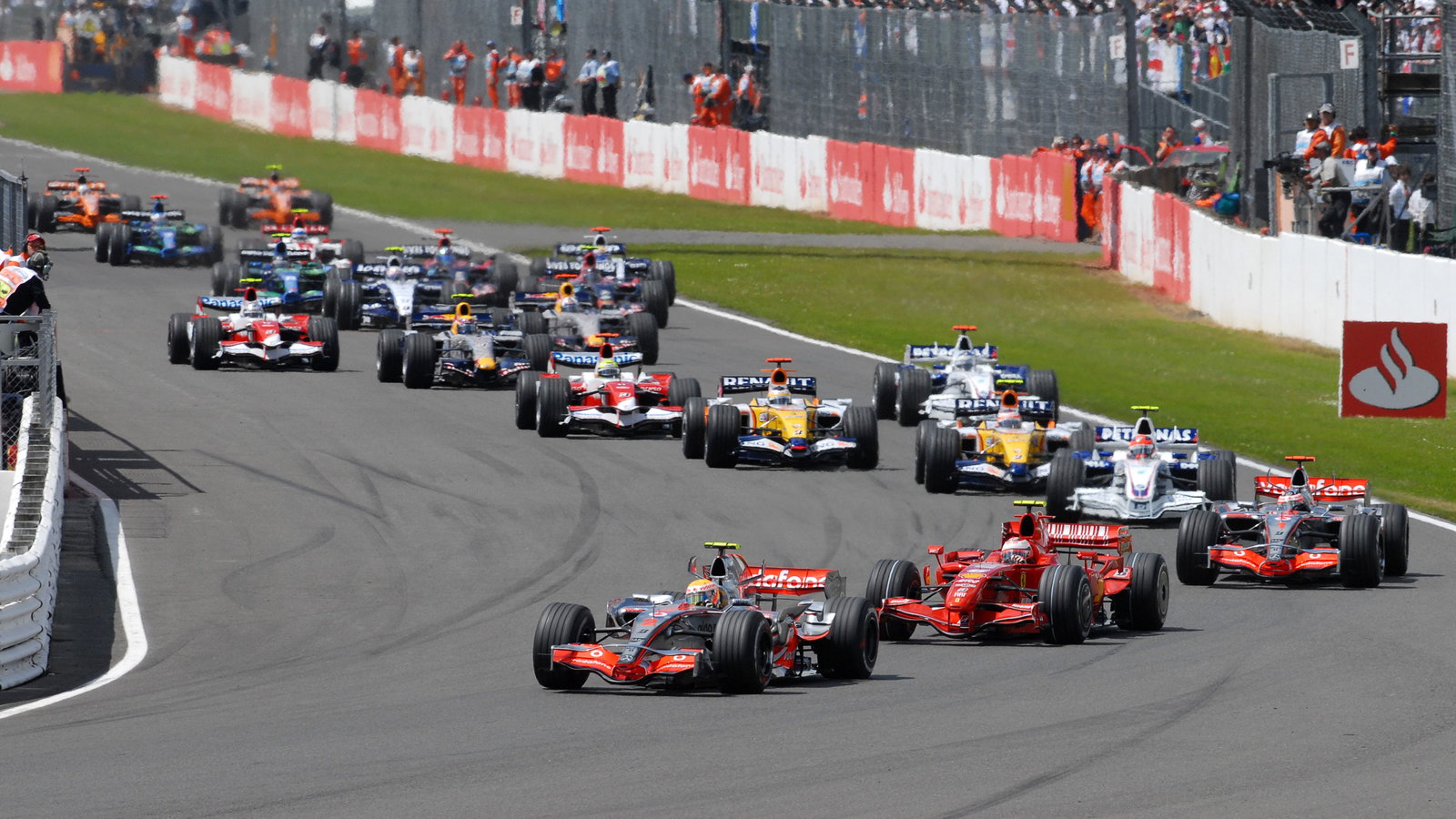 Start, British F1, Silverstone, 6-8th, July, 2007