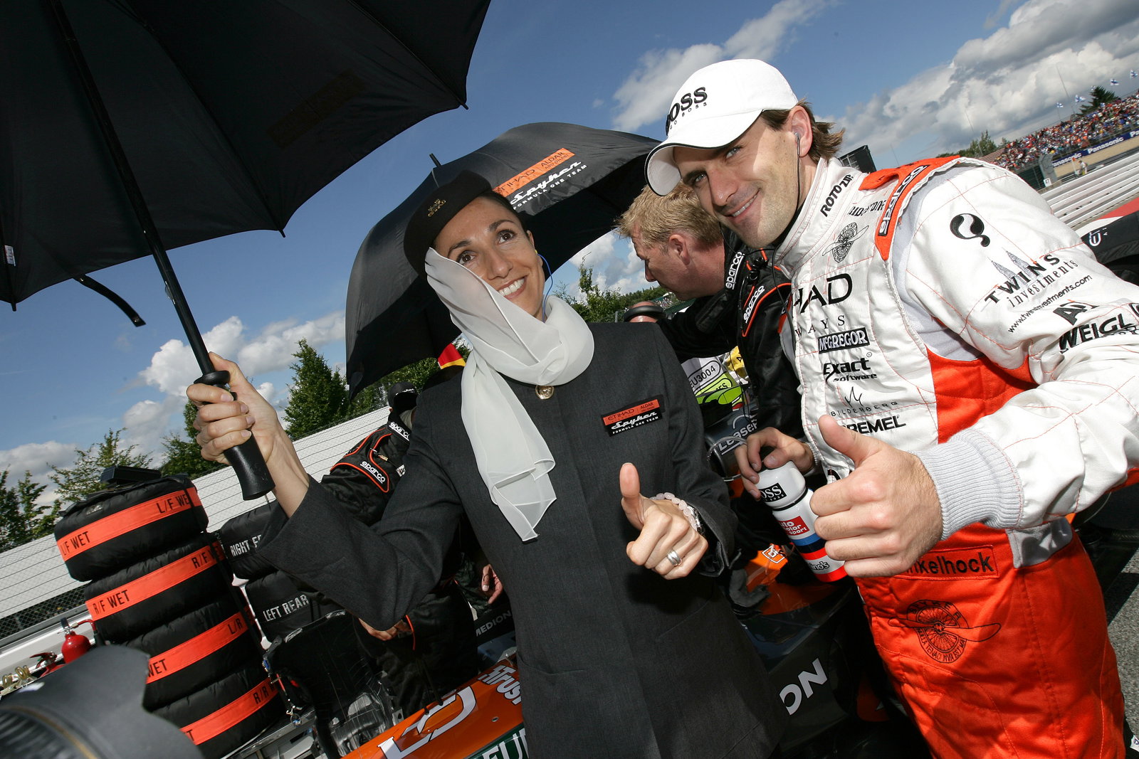 Markus Winkelhock (GER) Etihad Aldar Spyker Formula One Team F8-V11, European F1 Grand Prix, Nurburg