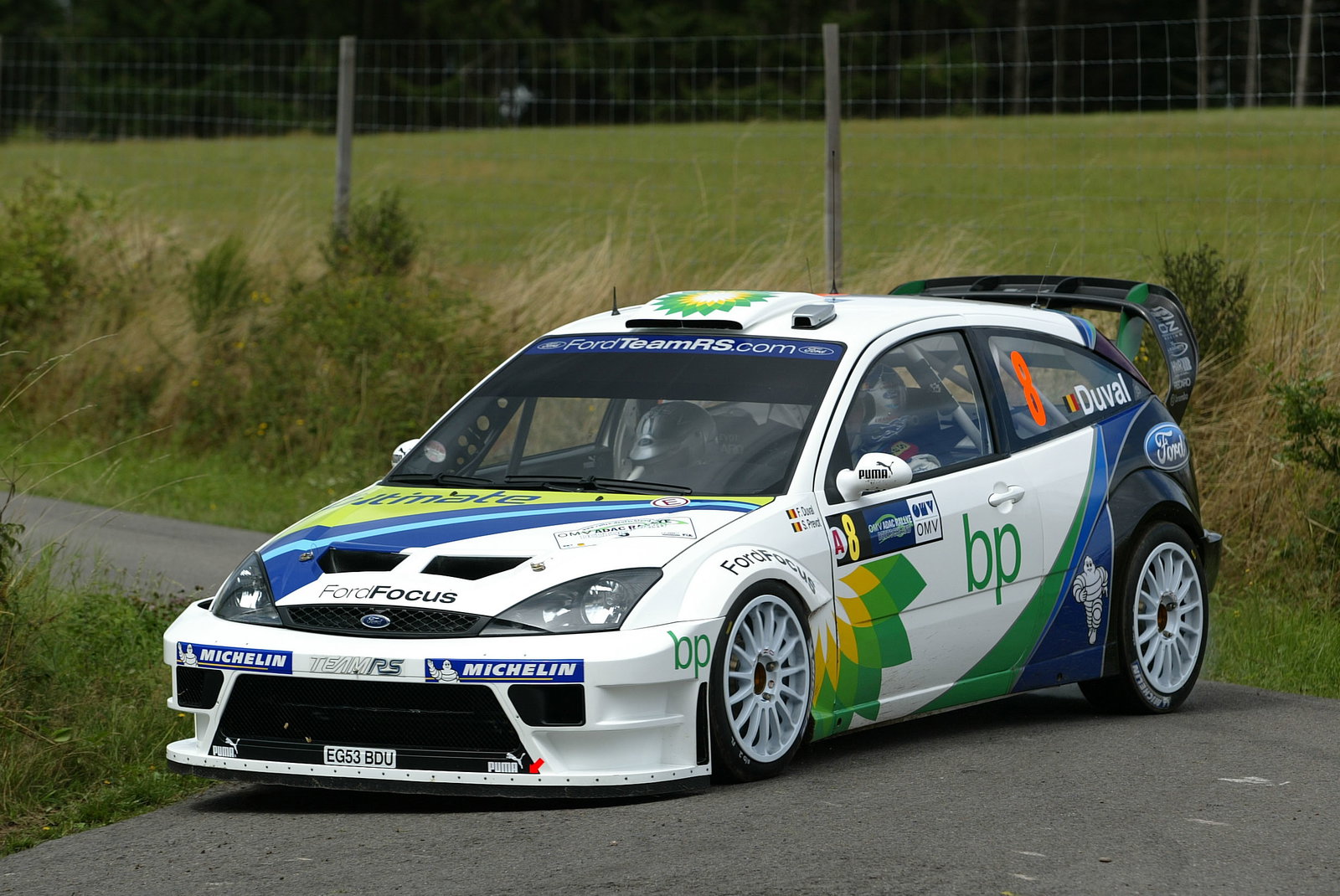 Francois Duval / Stephane Prevot - Ford Focus RS WRC04.