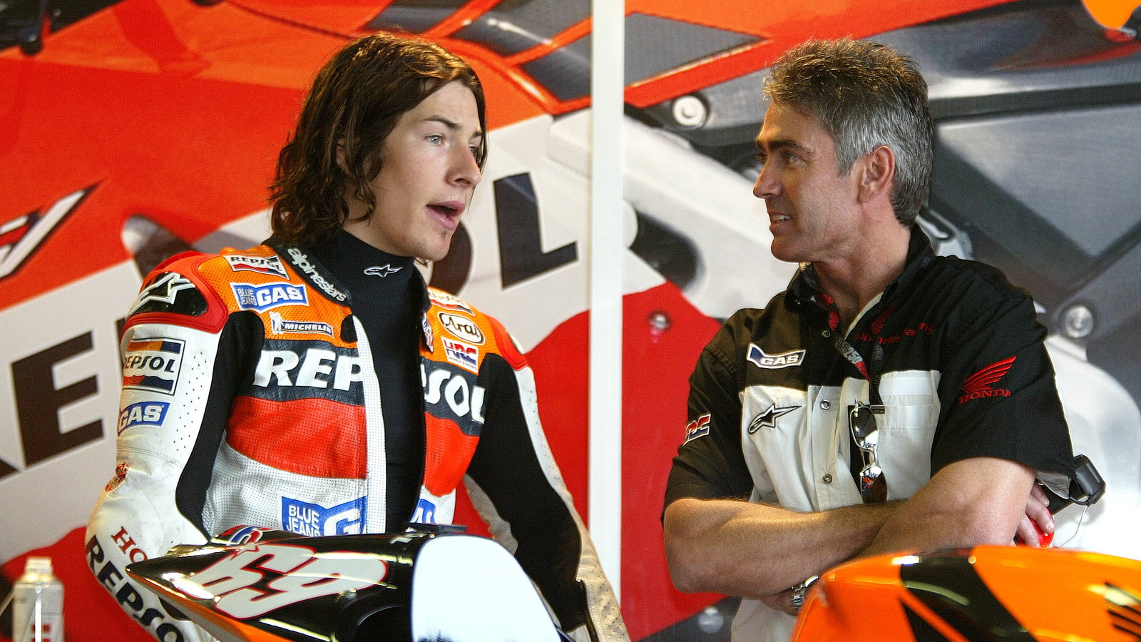 Hayden and Doohan, Czech MotoGP, 2004