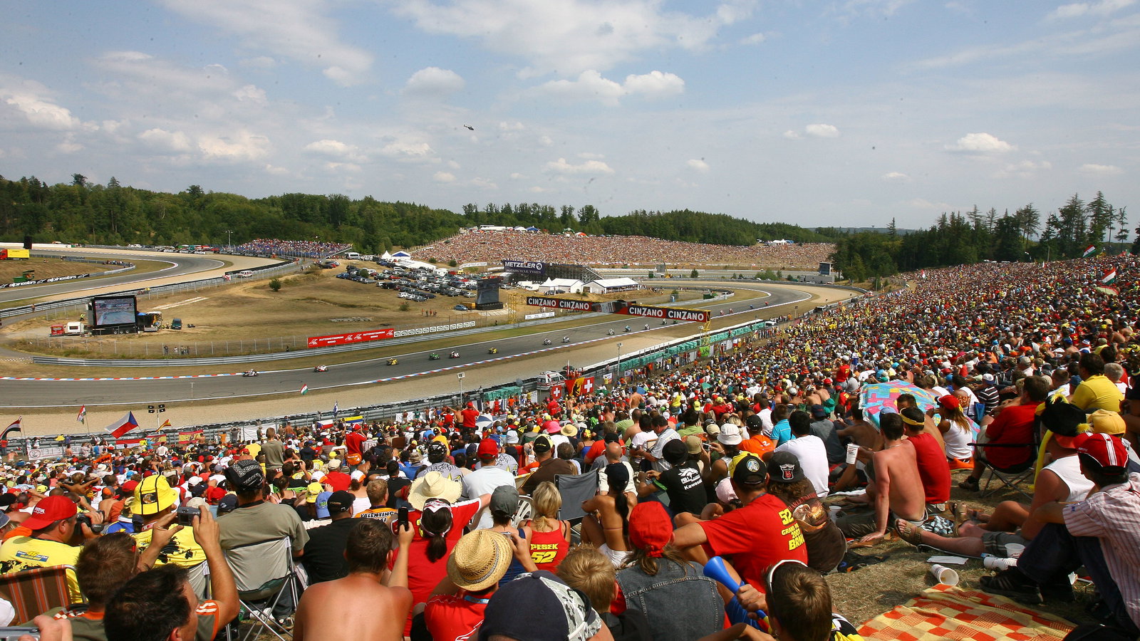 First lap, Czech MotoGP Race 2007