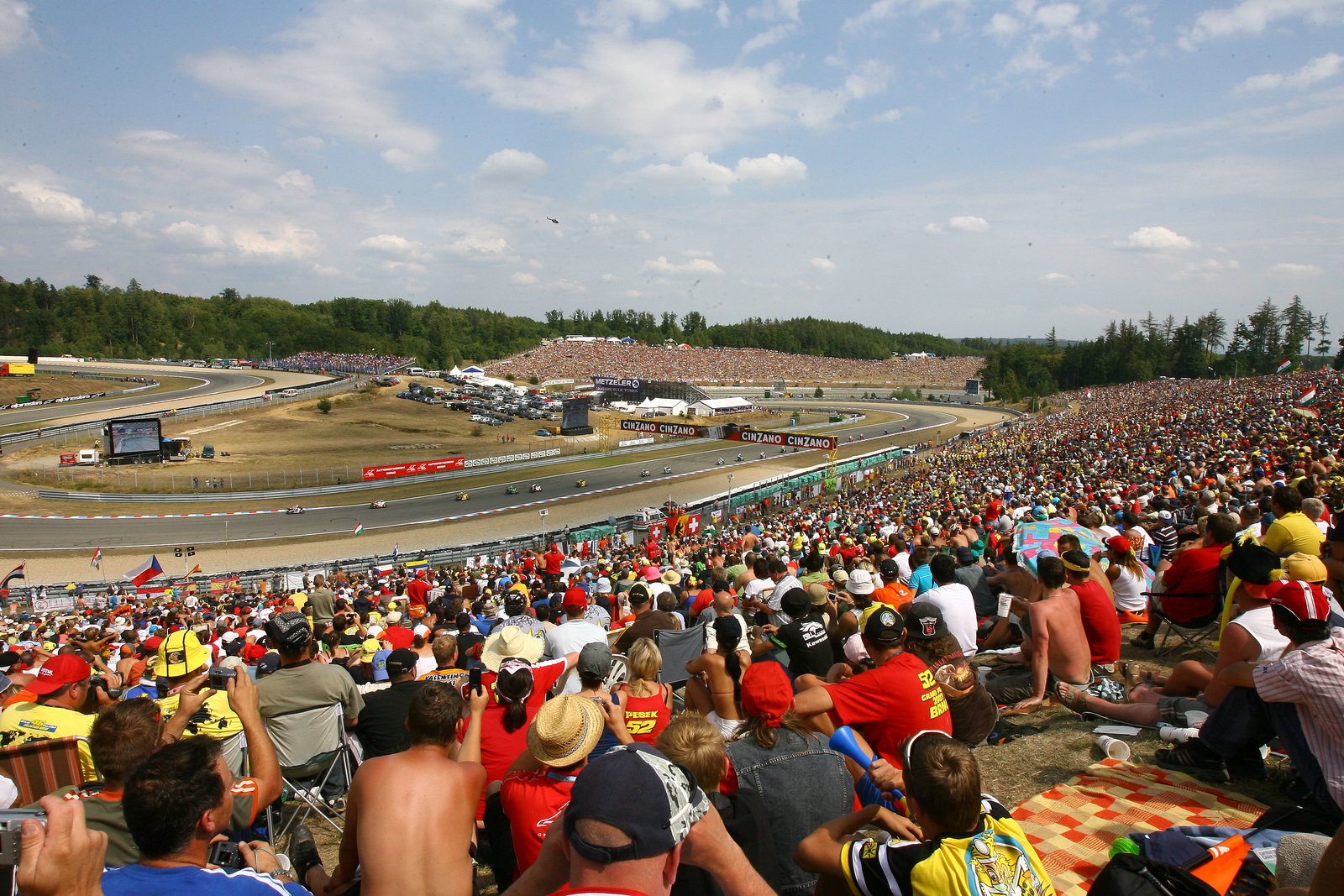 First lap, Czech MotoGP Race 2007