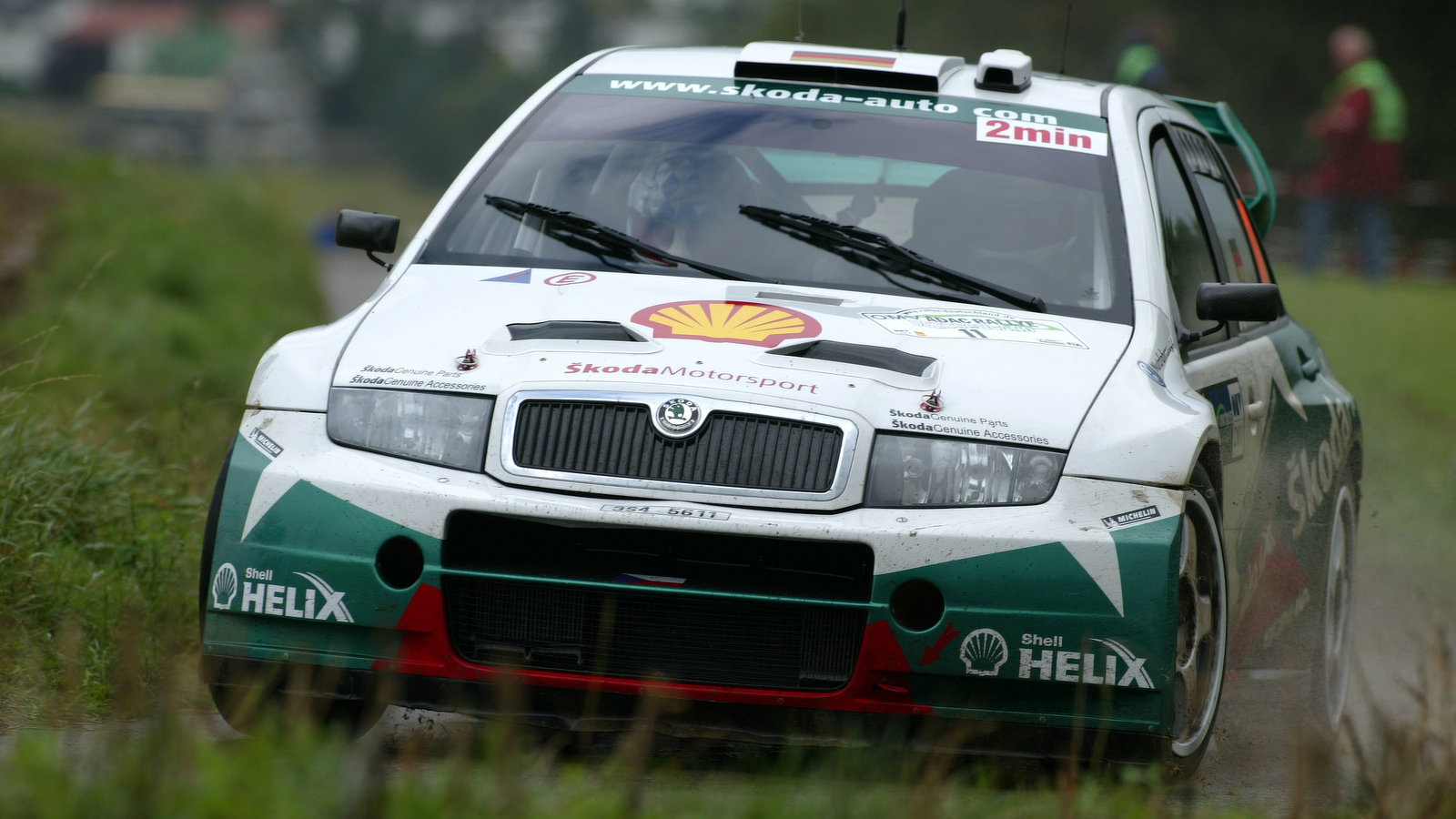 Armin Schwarz / Manfred Hiemer - Skoda Fabia WRC