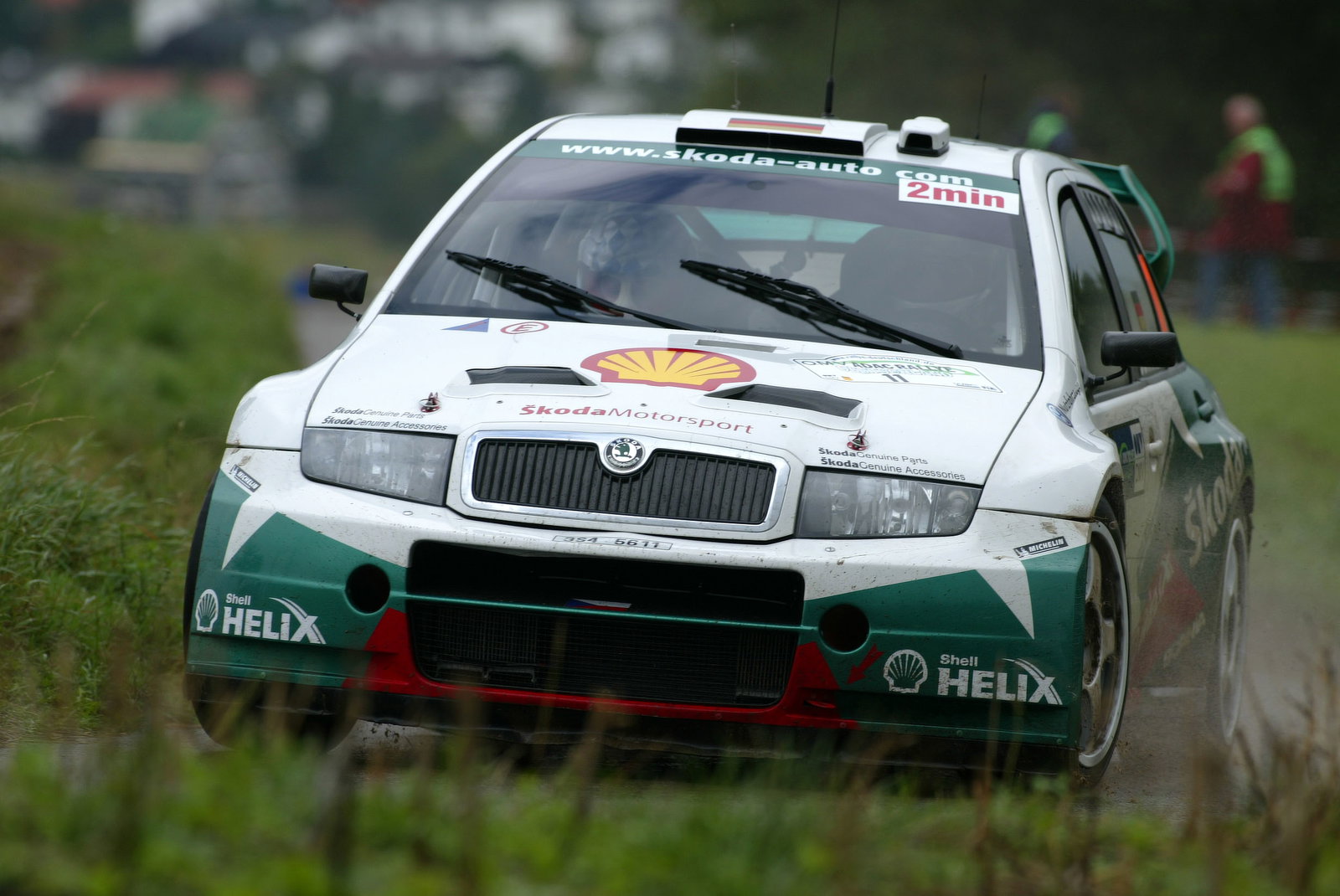 Armin Schwarz / Manfred Hiemer - Skoda Fabia WRC