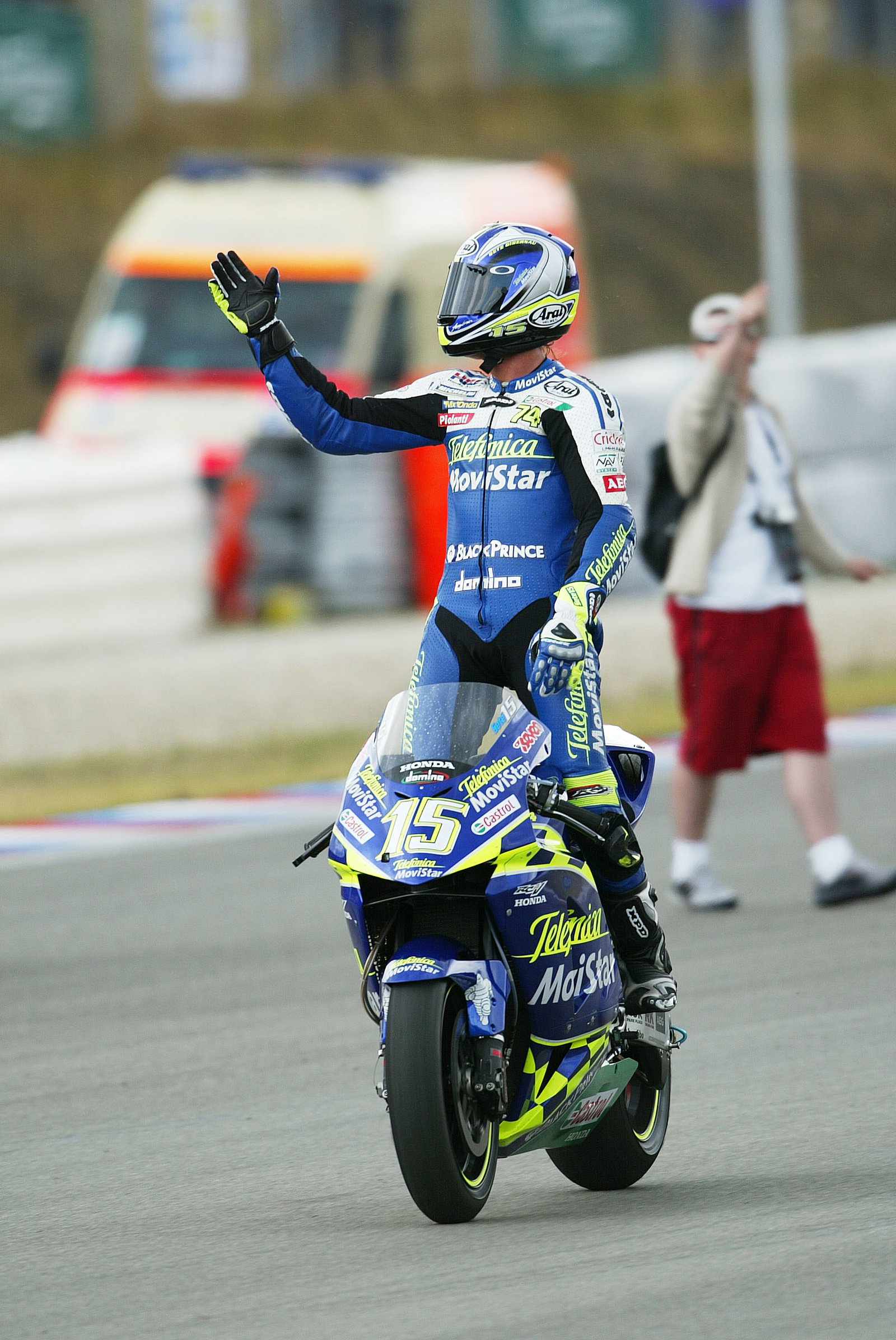 Gibernau Wins, Czech MotoGP Race, 2004
