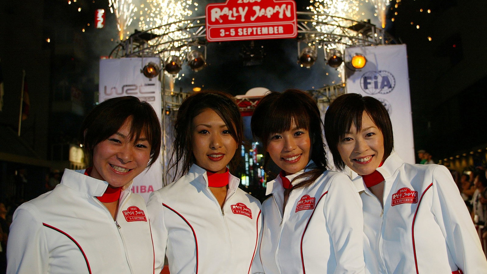 Girls at the Rally Japan