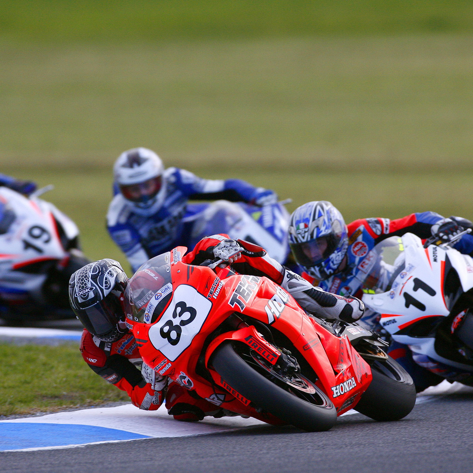 Holland, Coxhell, J Stauffer, Giles, Western QBE Superbike Support Race, Australian MotoGP 2007