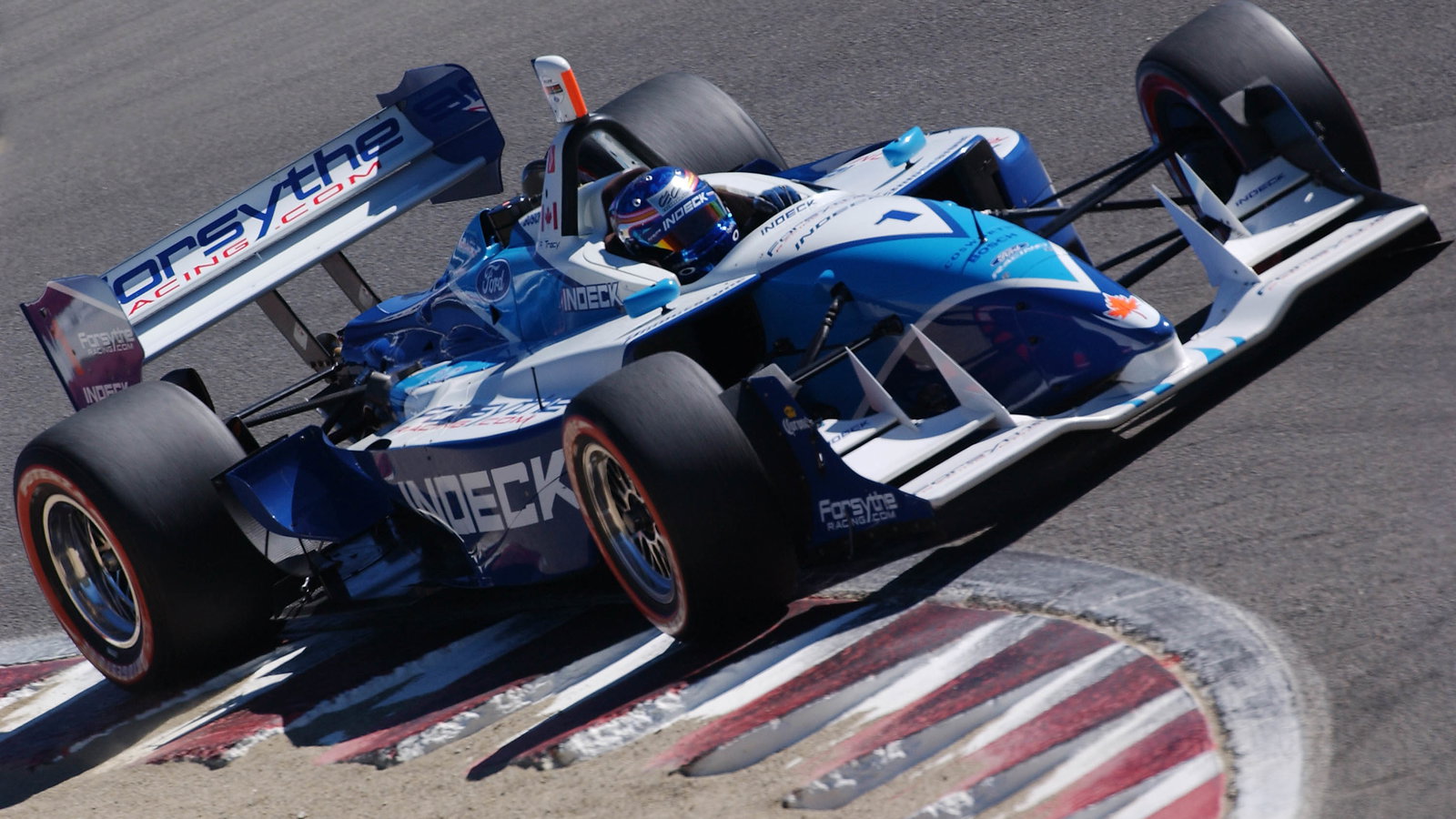 Paul Tracy, Forsythe Racing Lola-Ford, Laguna Seca 2004.