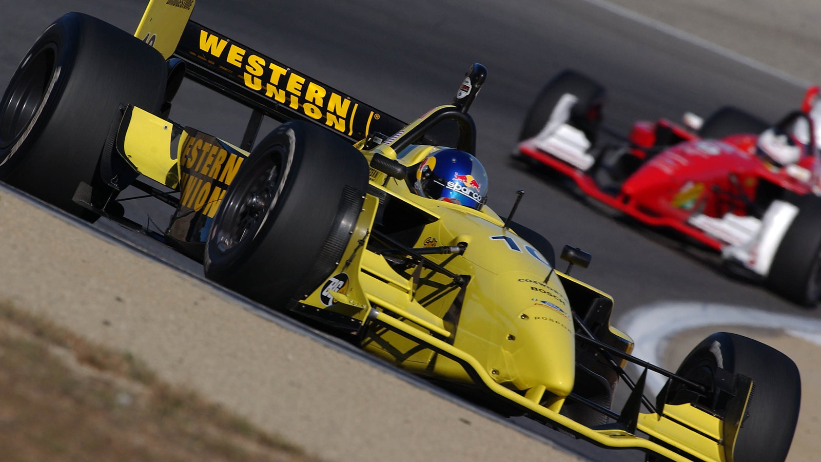 Rookie title hopeful AJ Allmendinger during the Grand Prix of Monterey before his retirement
