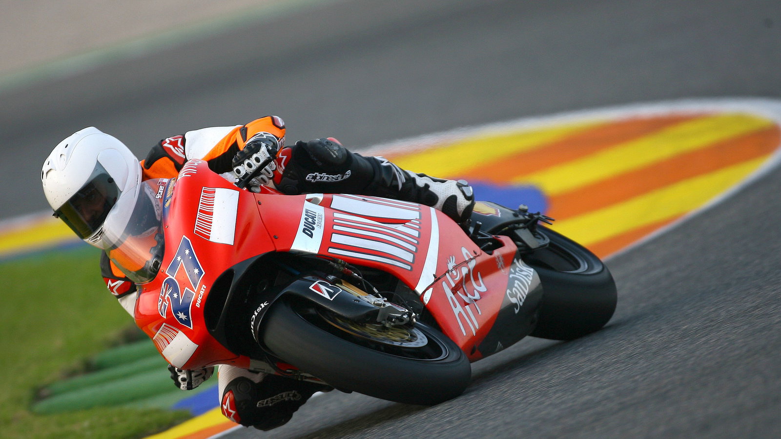 Schumacher, Valencia MotoGP tests, 2007