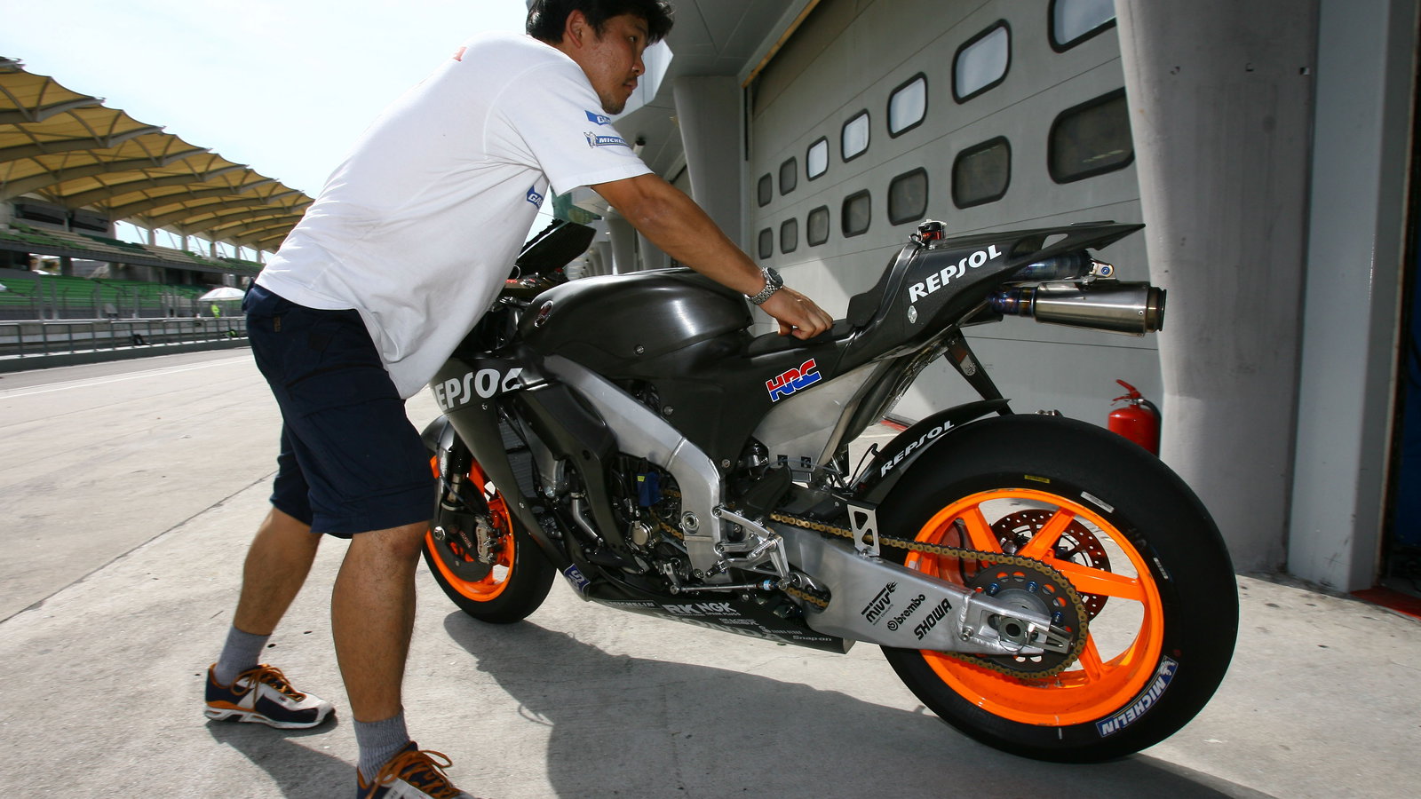 2008 Honda RC212V, Sepang MotoGP Test November 2007