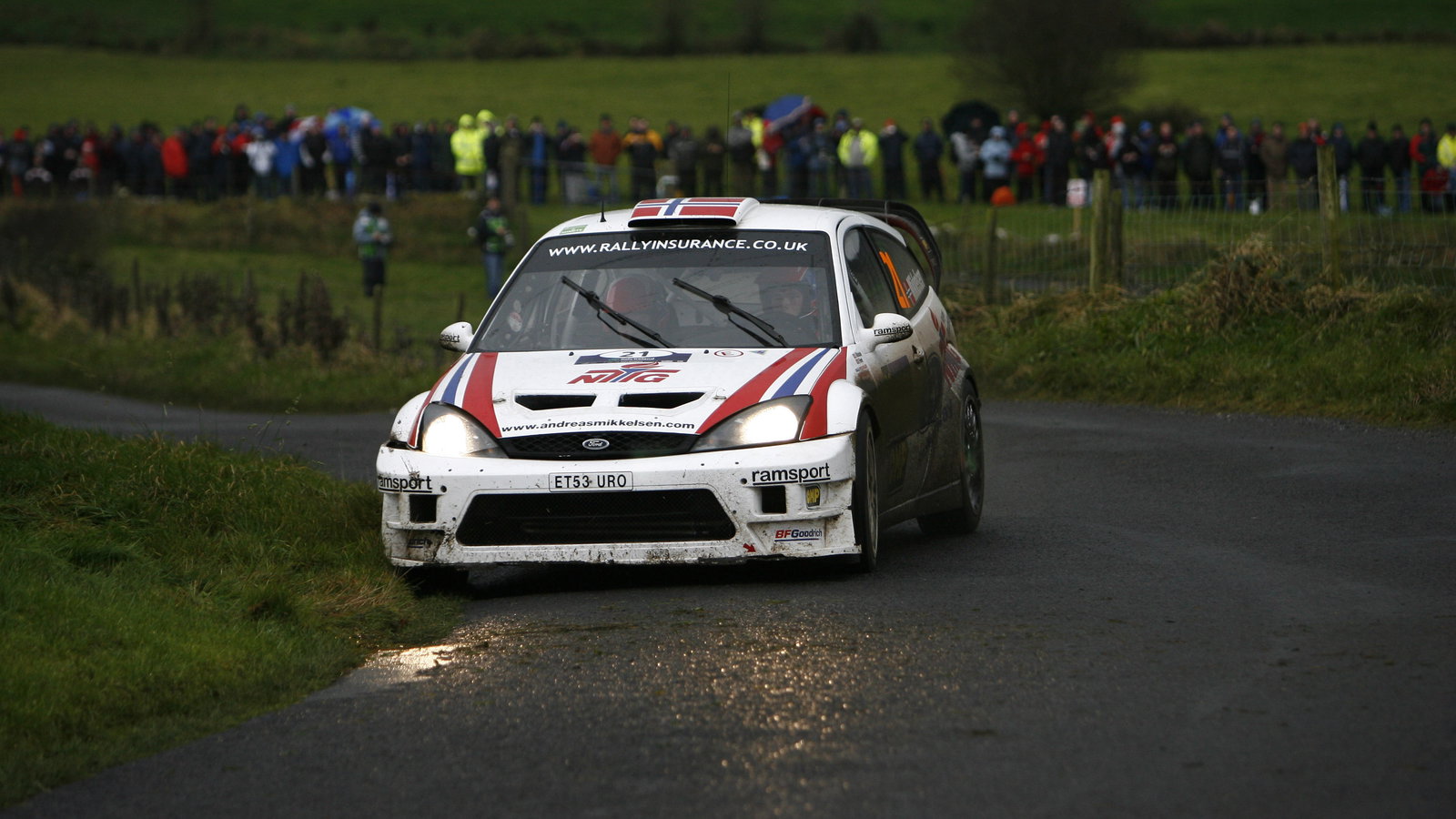 Andreas Mikkelsen (NOR) / Ola Flone (GBR), Stobart Ford Focus RS WRC05. Rally Ireland. 15-18th Novem