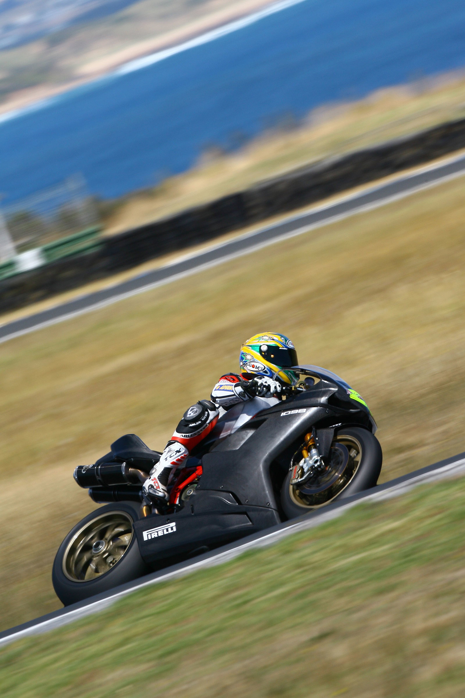 Bayliss, Phillip Island WSBK tests, January 2008