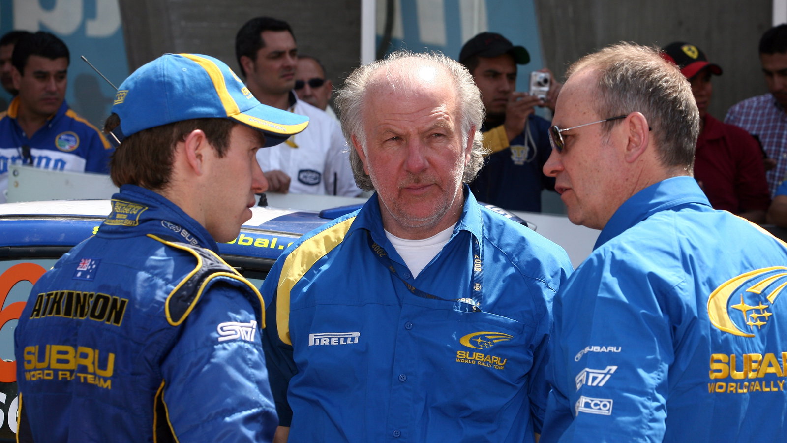 Chris Atkinson (AUS), David Richards (GBR), David Lapworth (GBR), Subaru World Rally Team