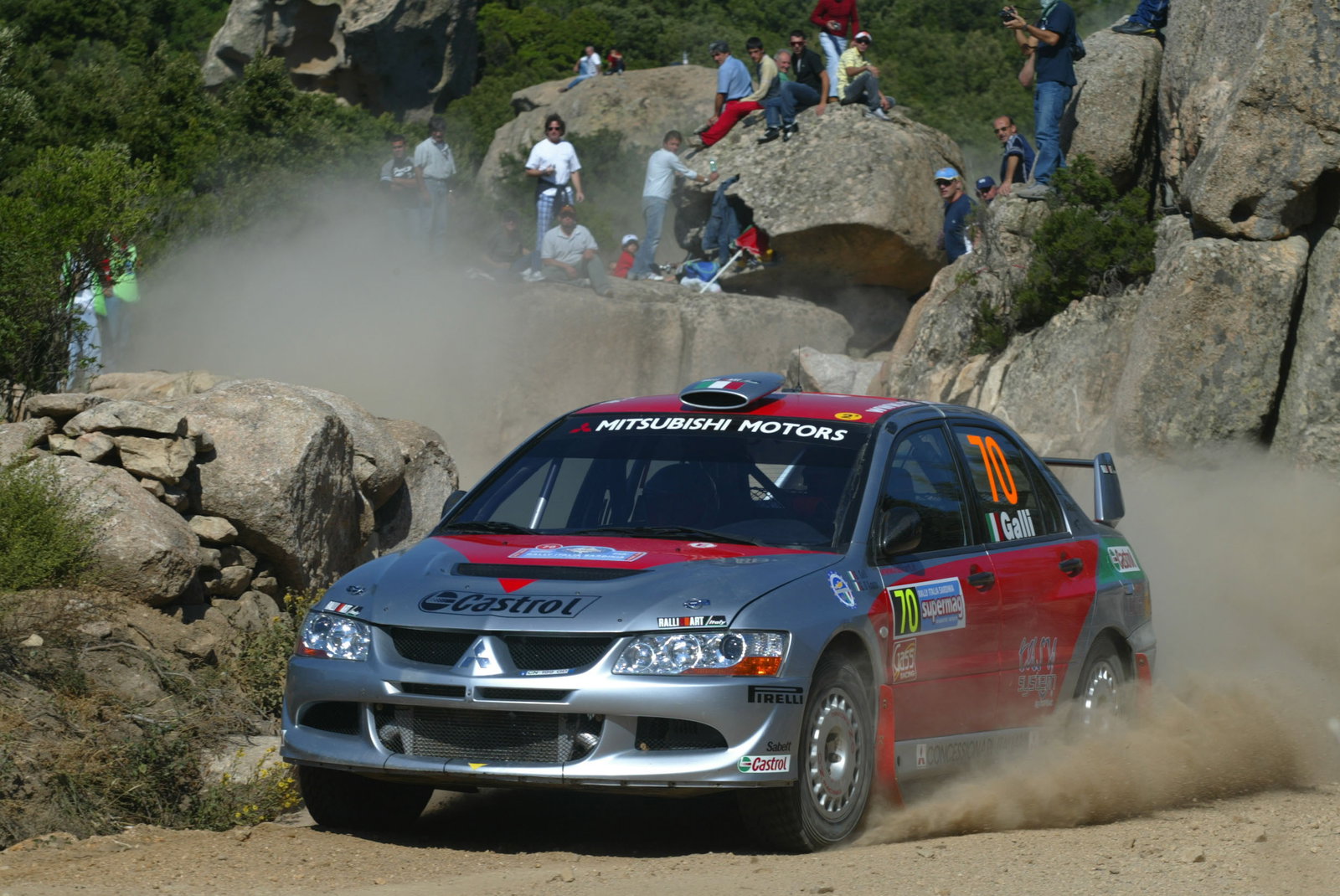 Gigi Galli / Guido D` Amore - Mitsubishi Lancer Evo VIII