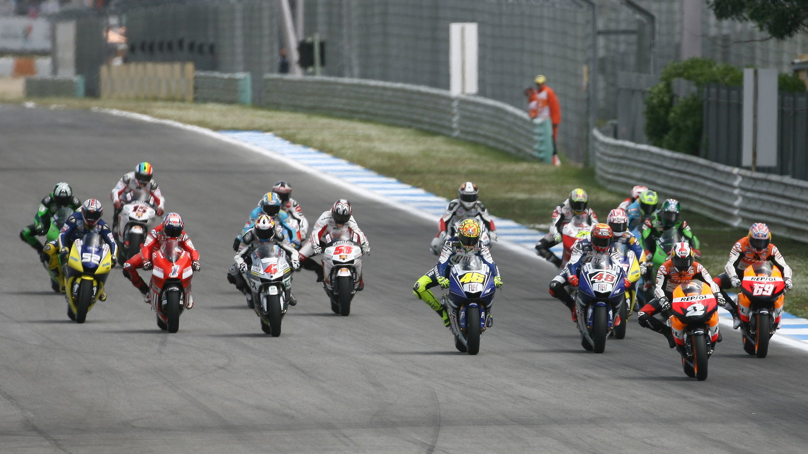 Pedrosa, Race Start, Portuguese MotoGP Race 2008