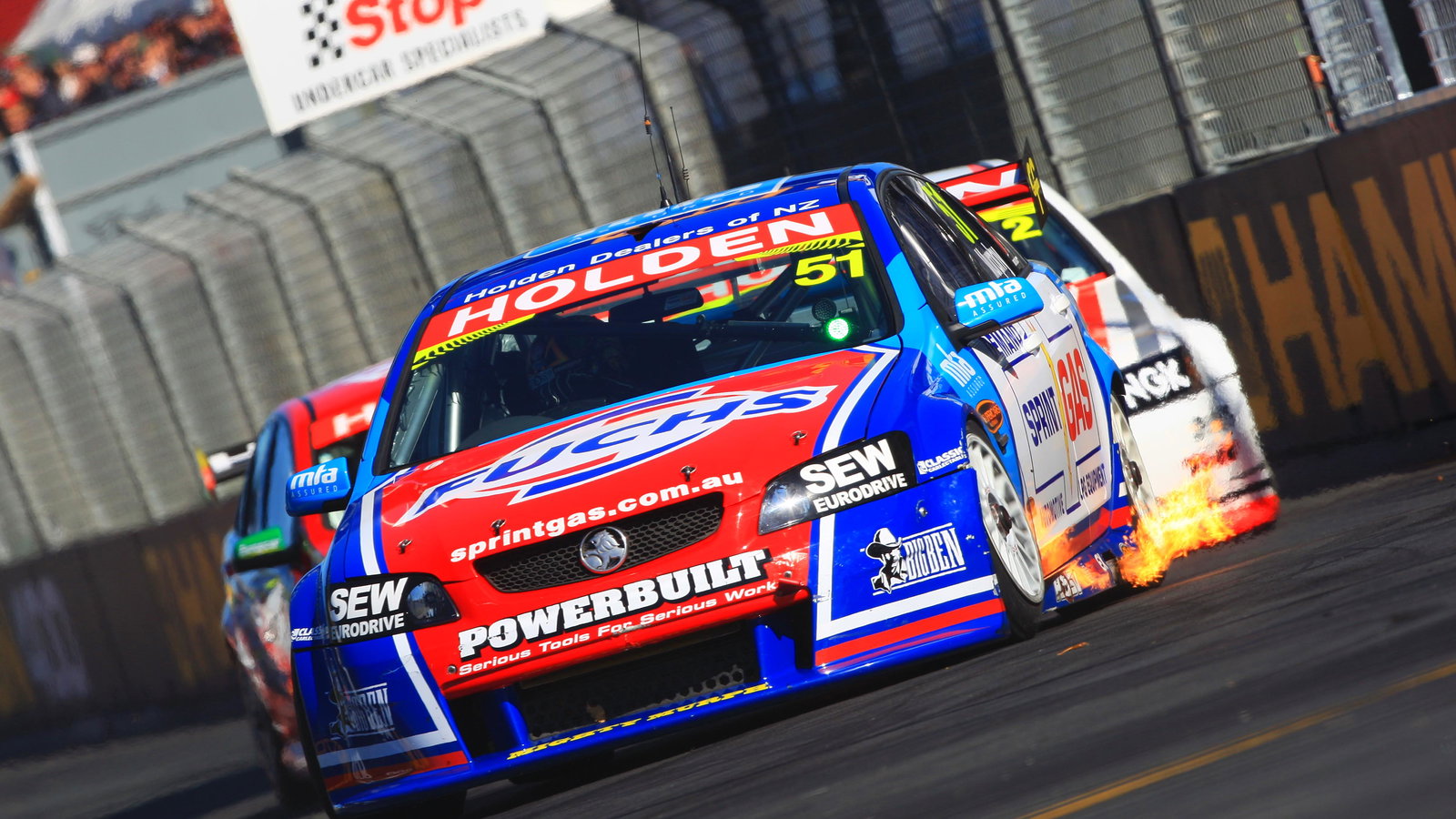 Greg Murphy (nz) Sprint Gas Commodore V8 SupercarsRd3 Hamilton 400NZ