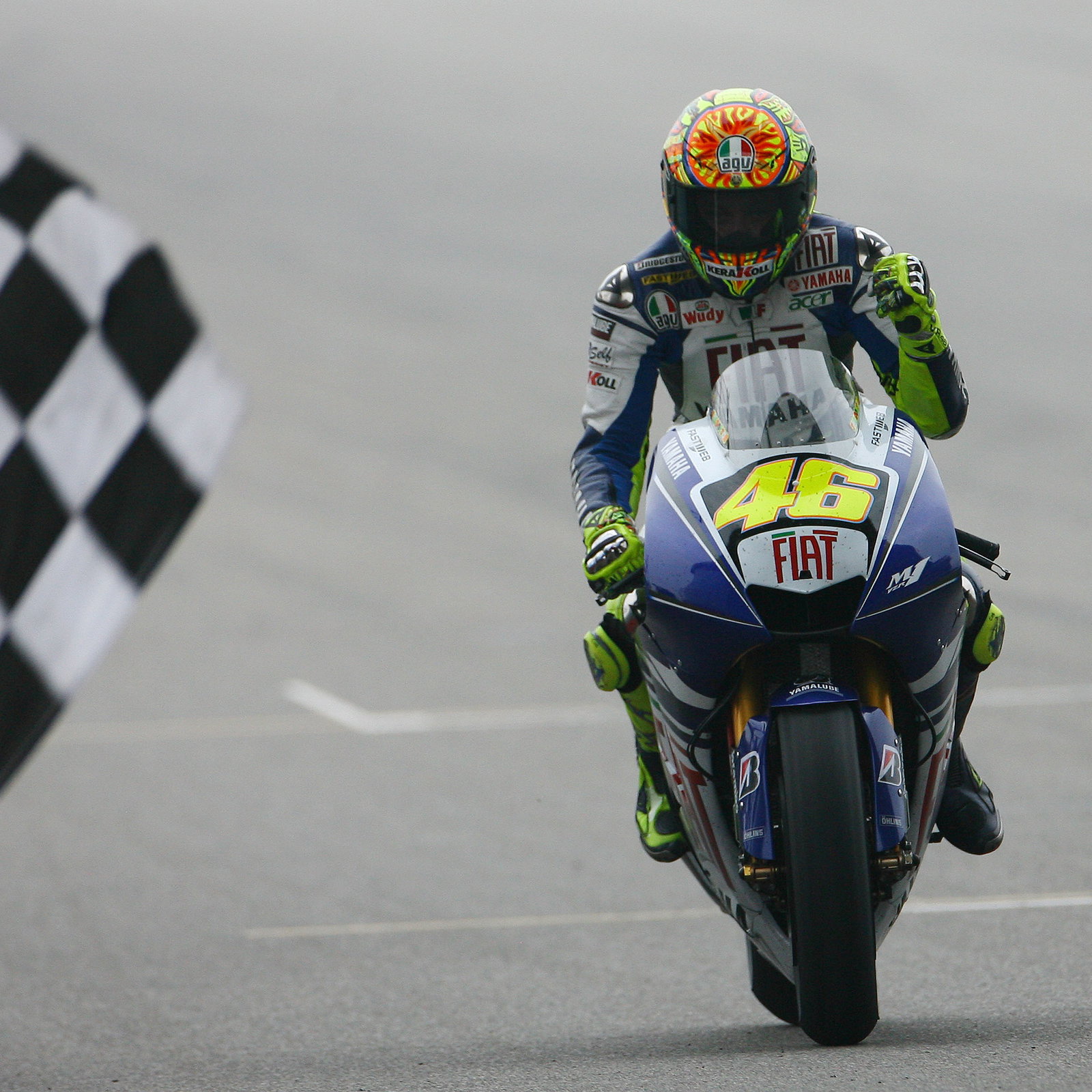 Rossi wins, Chinese MotoGP 2008