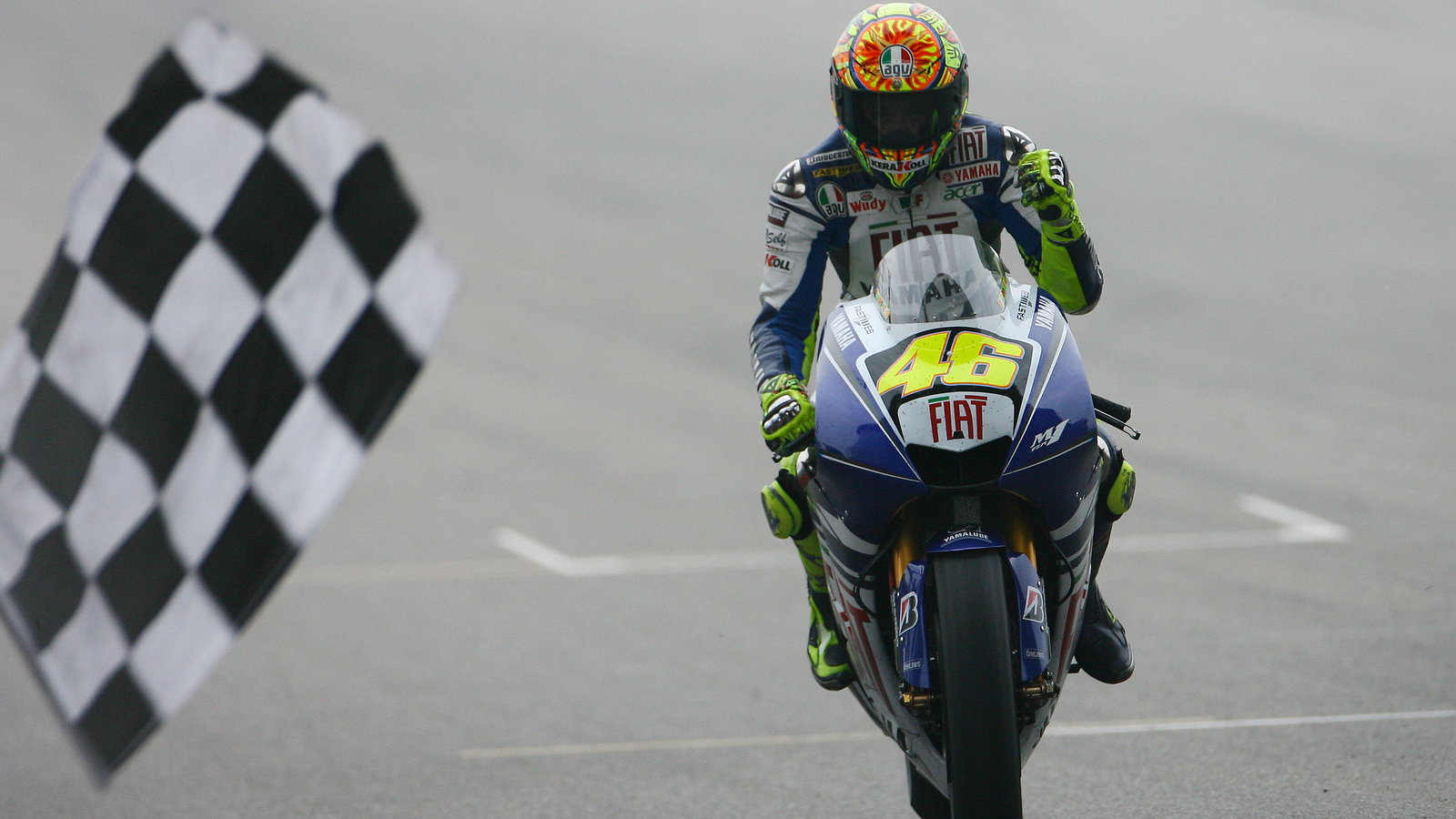 Rossi wins, Chinese MotoGP 2008