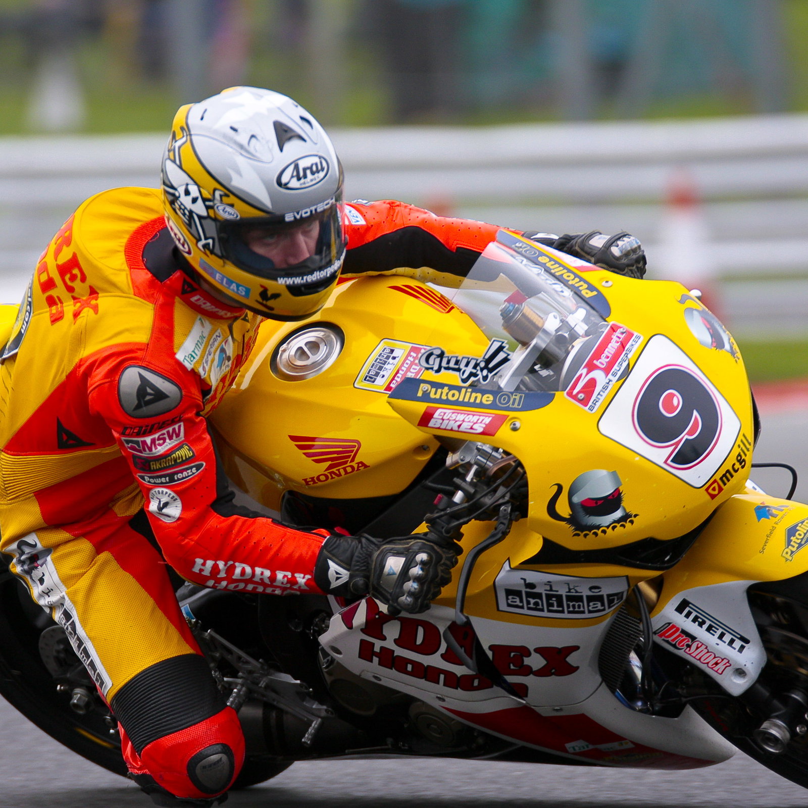 Monday warm up. 9. Guy Martin Hydrex-Bike Animal Honda