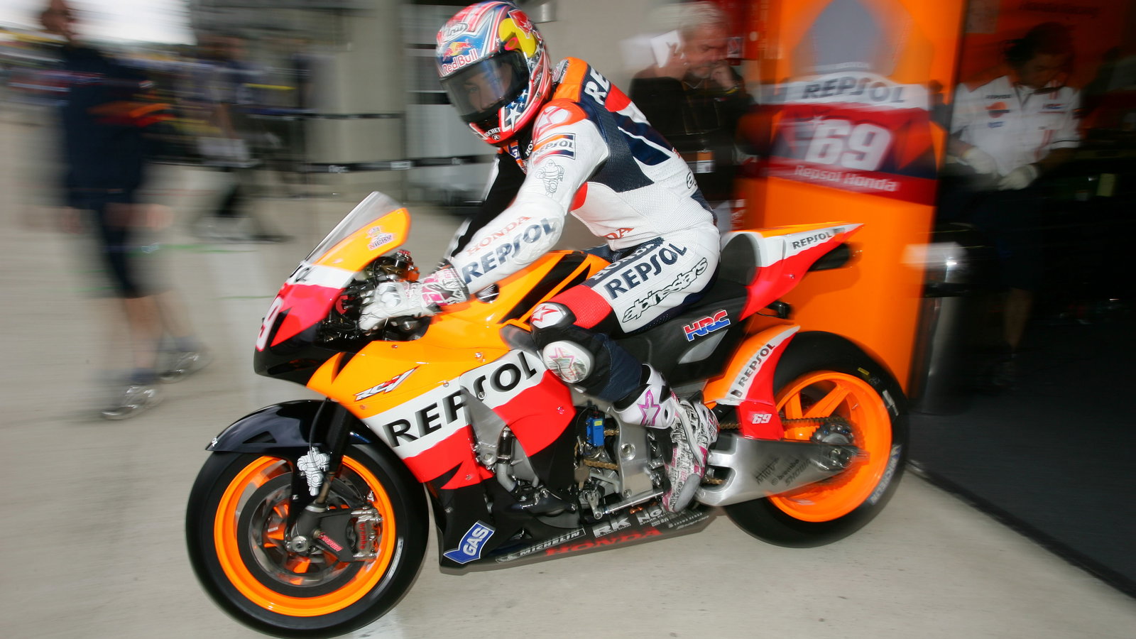 Hayden, French MotoGP 2008