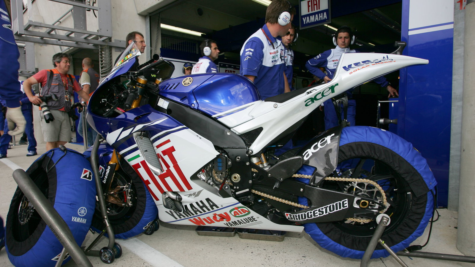 Rossi`s Bike, French MotoGP 2008
