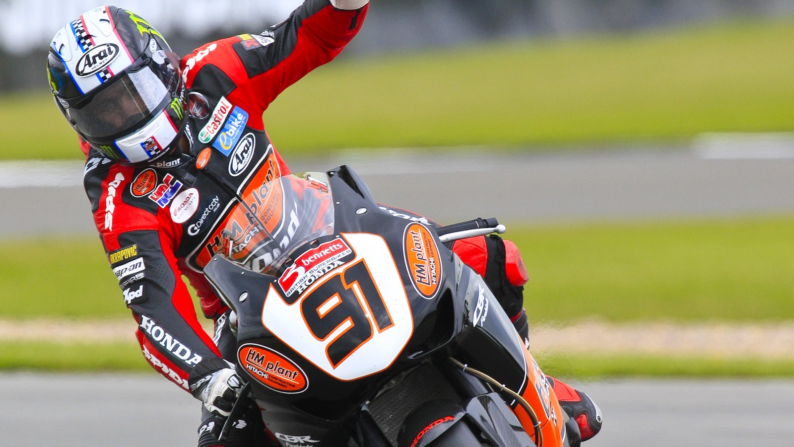 91. Leon Haslam HM Plant Honda, Honda CBR1000RR Fireblade