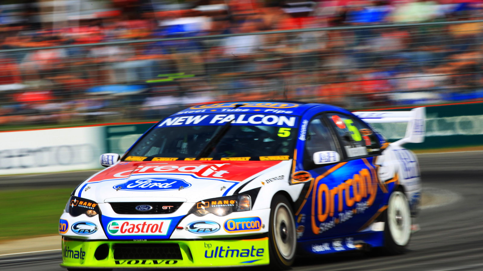 Mark Winterbottom, (Aust) Orrcon FPR Ford won all three races to win the roundBigpond 400 rd 4 V8 Su