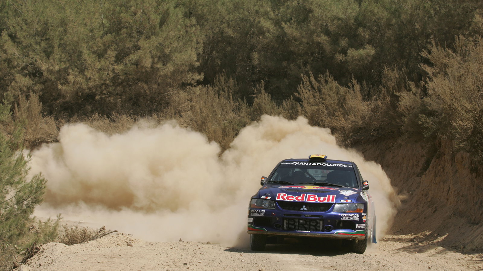 Bernardo Sousa (P) Carlos Magalhaes (P) Mitsubishi Lancer Evo IX, Red Bull Rallye Team