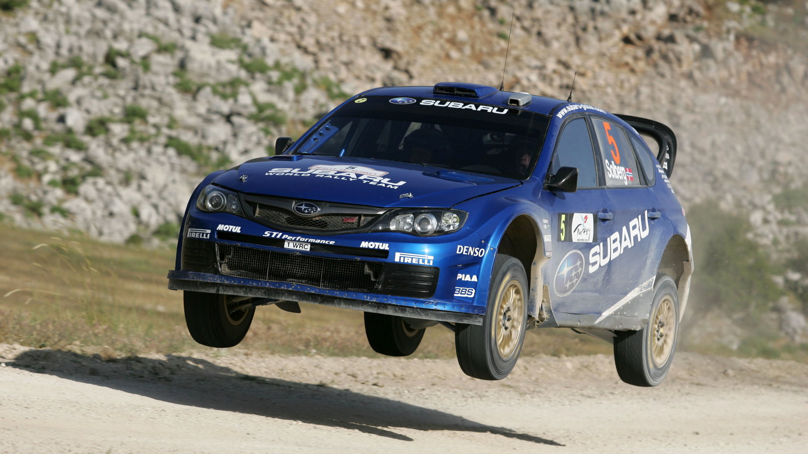 Petter Solberg (NOR) Philip Mills (GBR), Subaru Impreza WRC 2008, Subaru World Rally Team