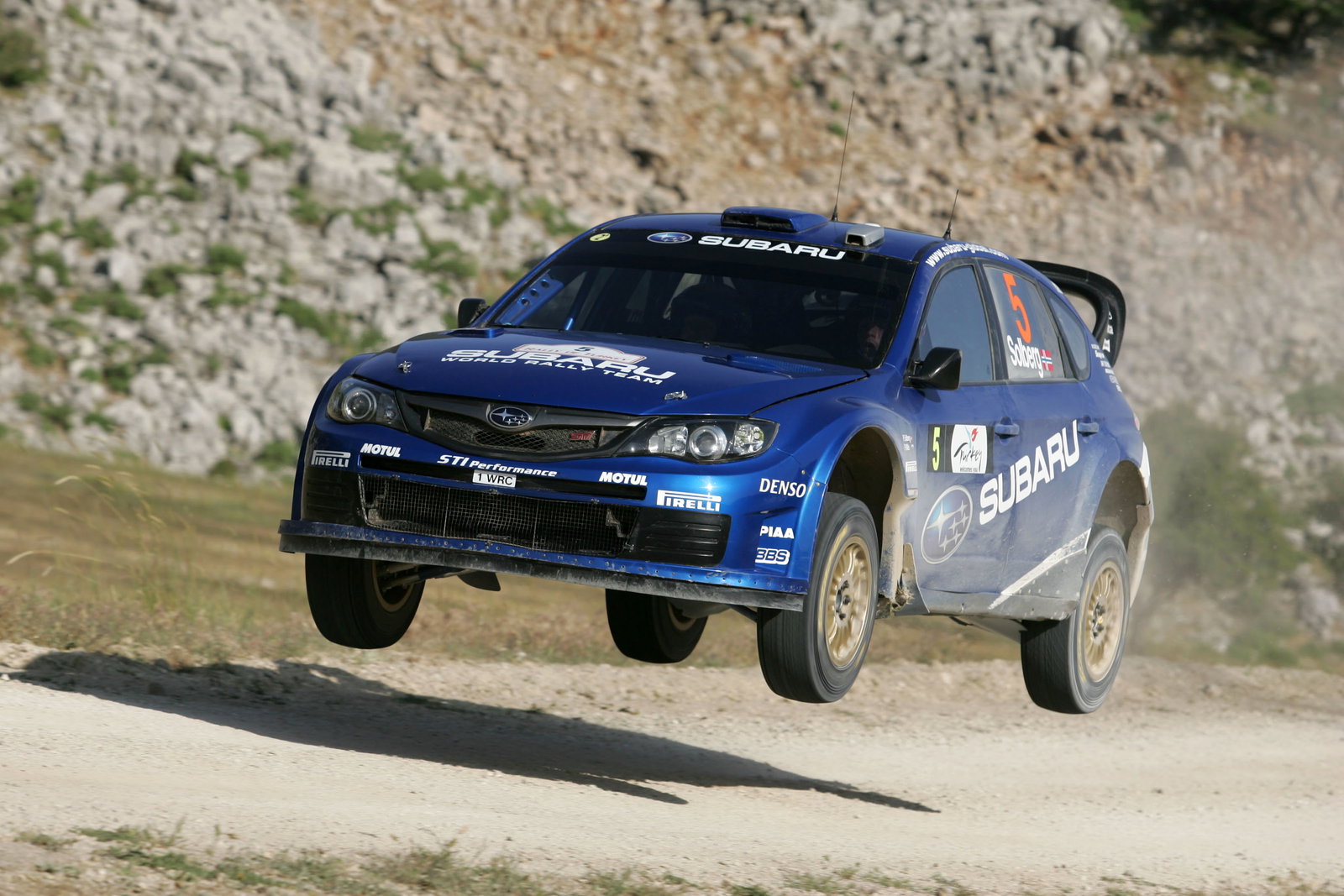 Petter Solberg (NOR) Philip Mills (GBR), Subaru Impreza WRC 2008, Subaru World Rally Team