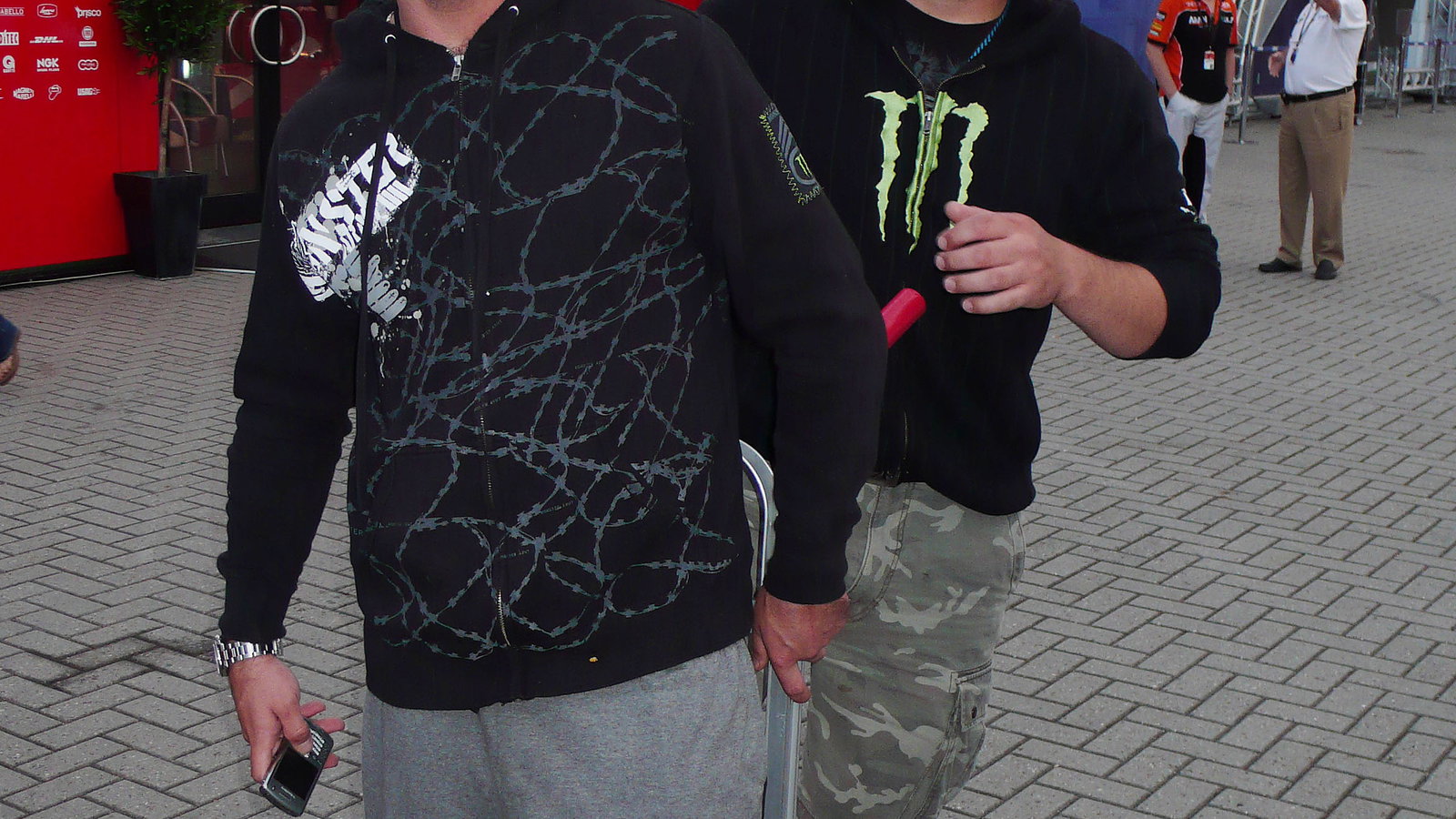 Hopkins with injured leg, Dutch MotoGP 2008