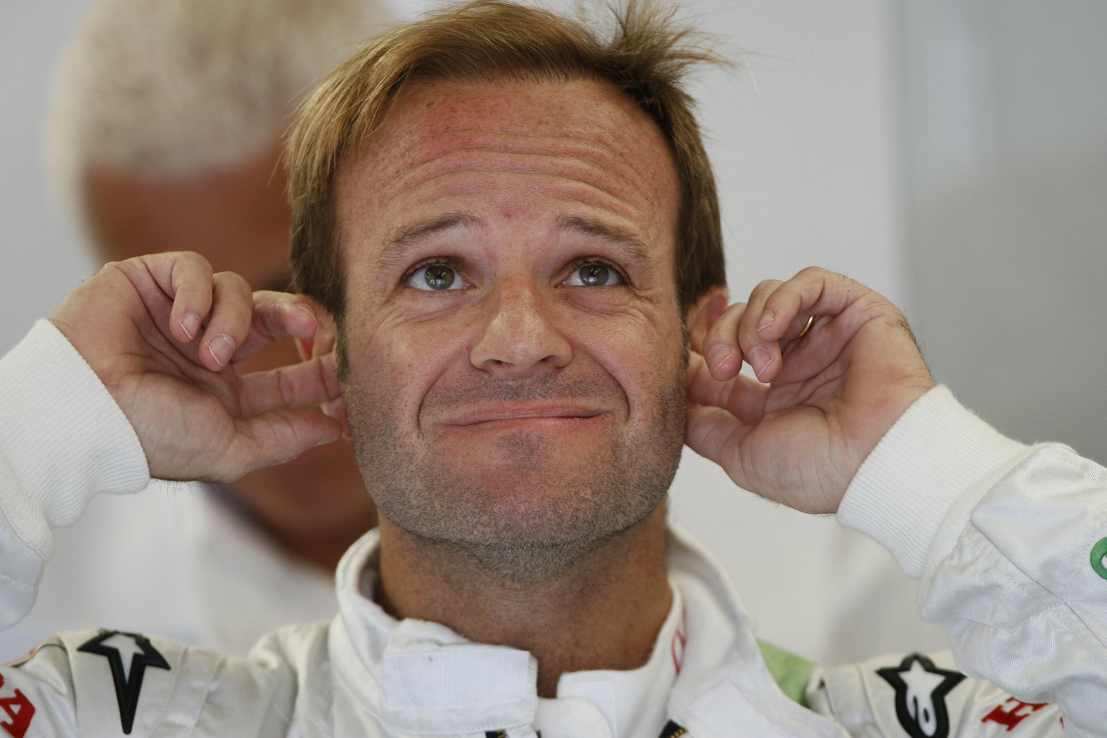 Rubens Barrichello (BRA) Honda RA108, British F1, Silverstone, 4-6th, July, 2008