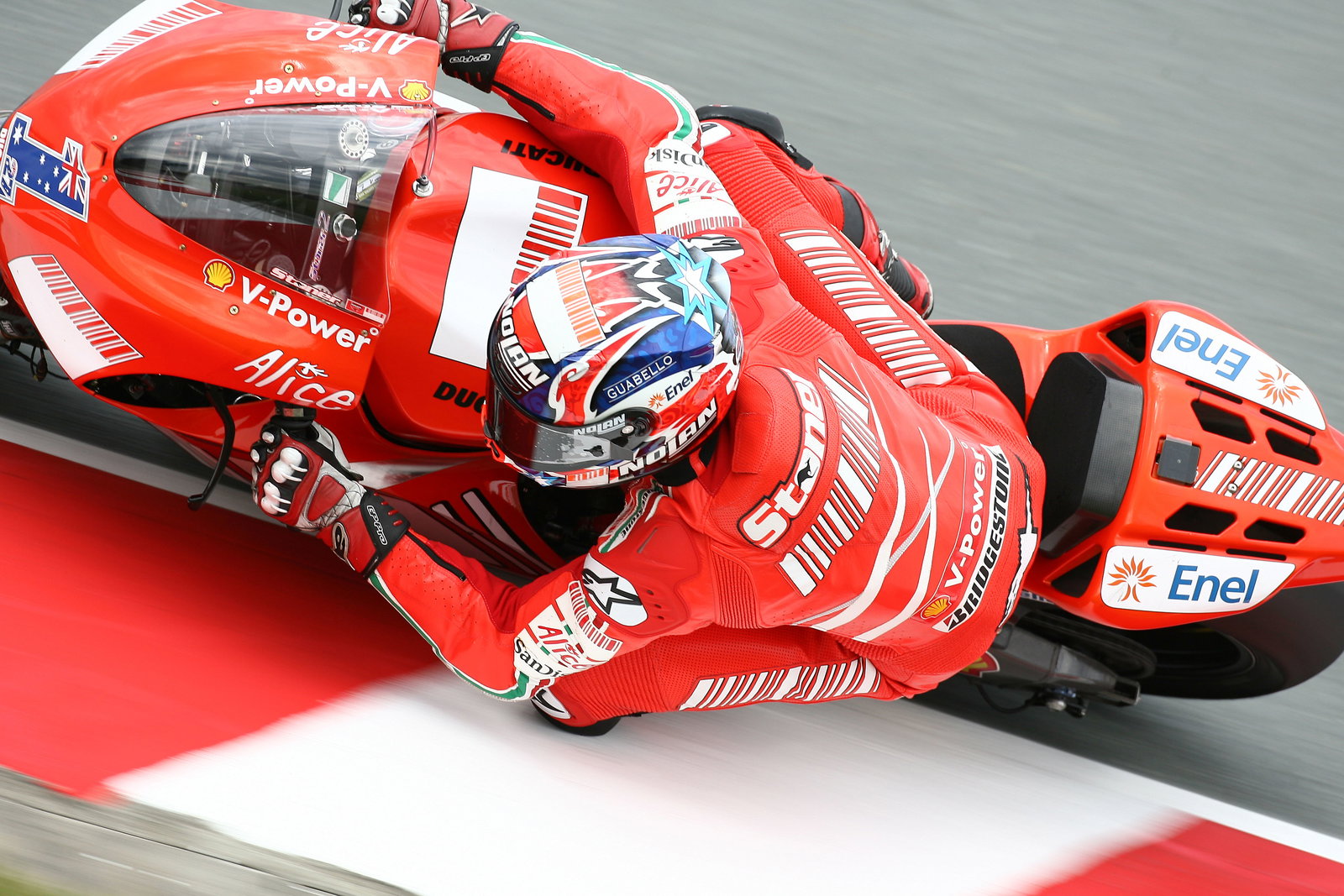 Stoner, German MotoGP 2008