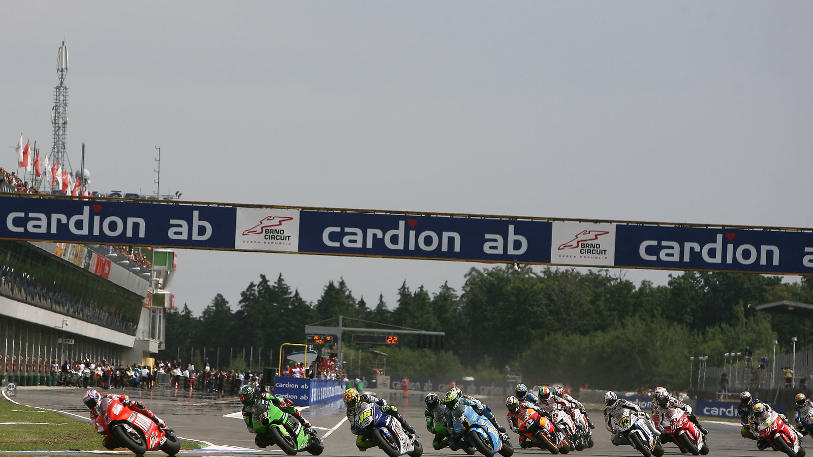 Race Start, Czech MotoGP Race 2008