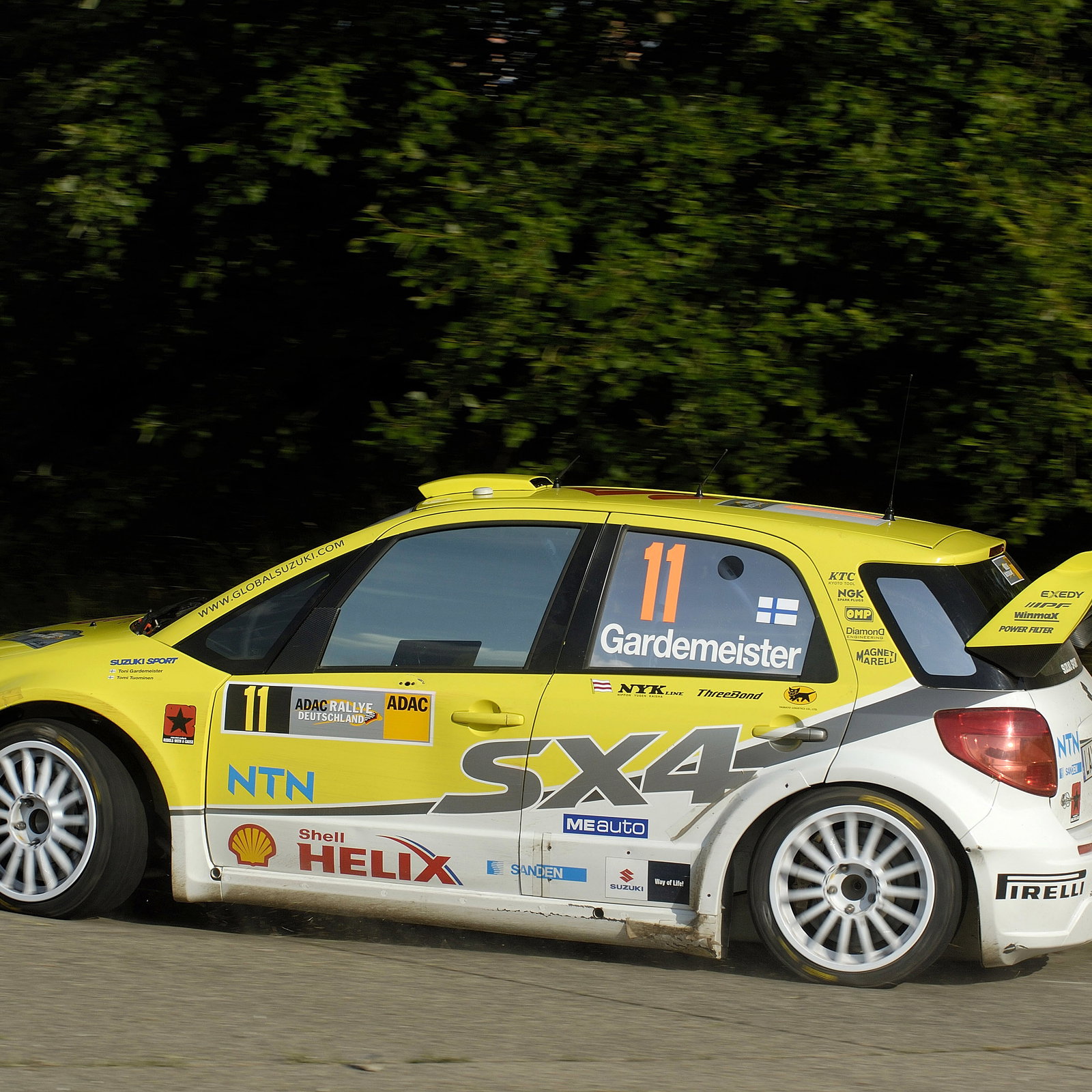 Toni Gardemeister (FIN) Tomi Tuominen (FIN), Suzuki SX4 WRC, Suzuki World Rally Team