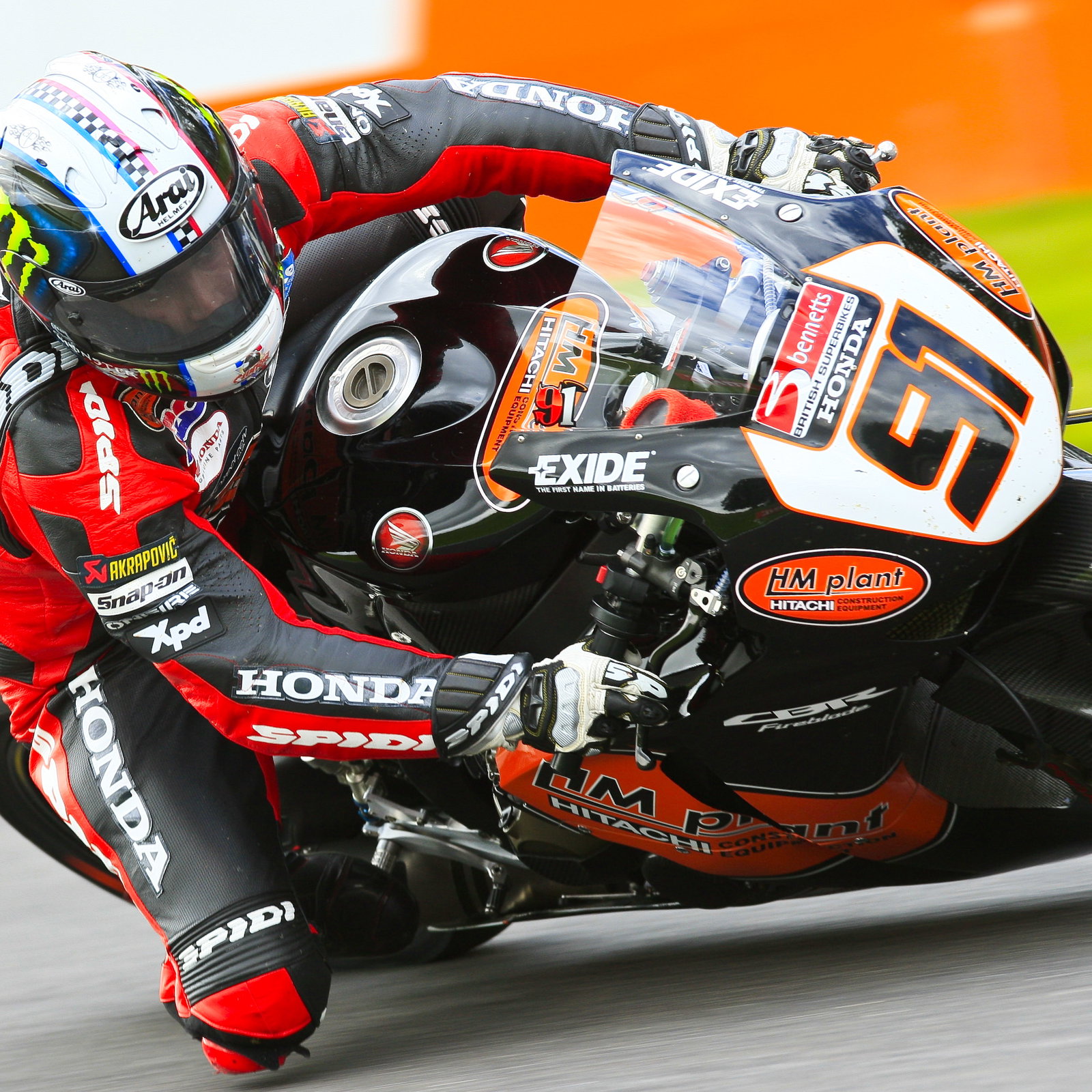91. Leon Haslam HM Plant Honda, Honda CBR1000RR Fireblade